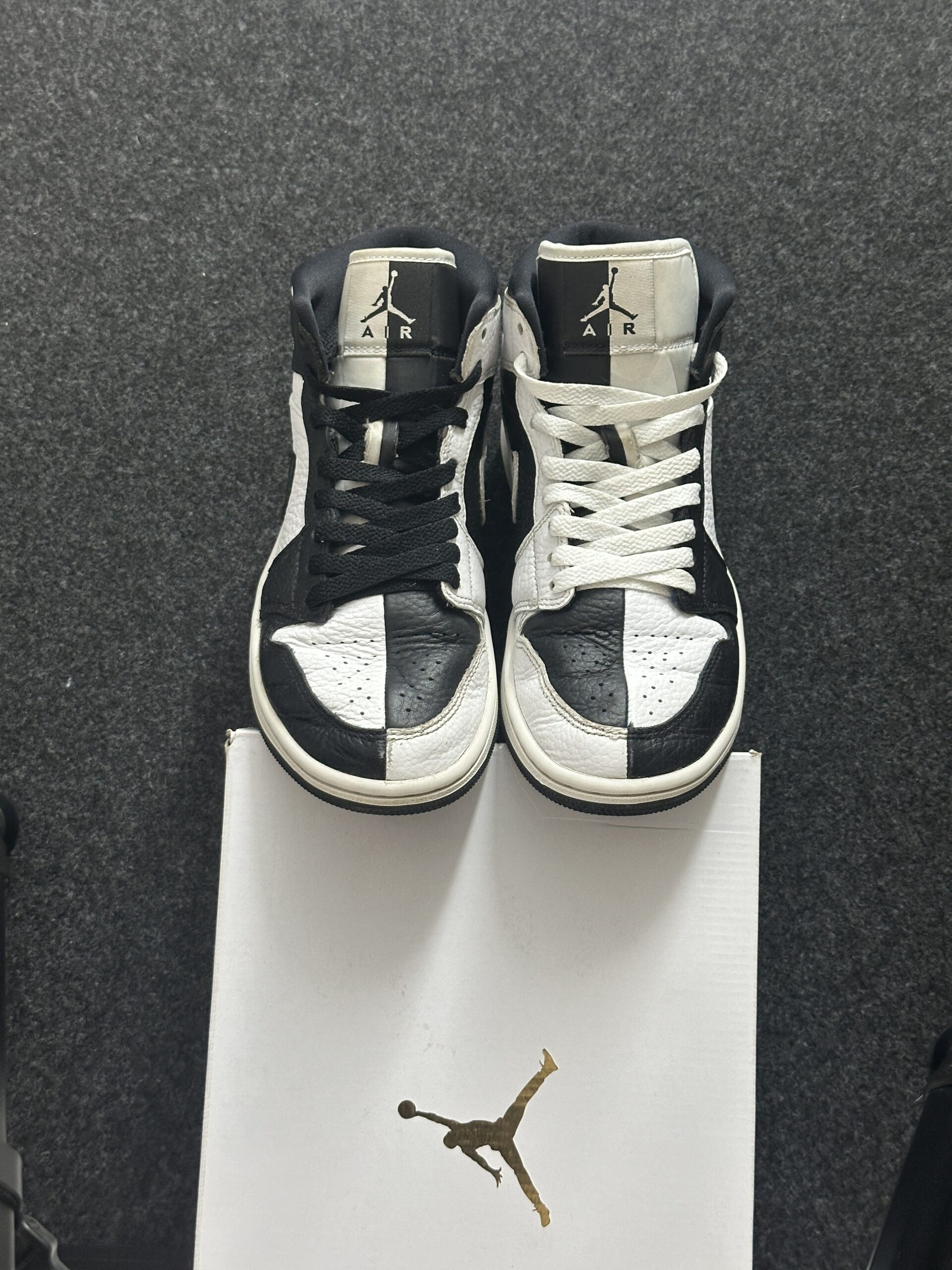 Air Jordan 1 Mid SE Split Black White EU 38 - immagine 5
