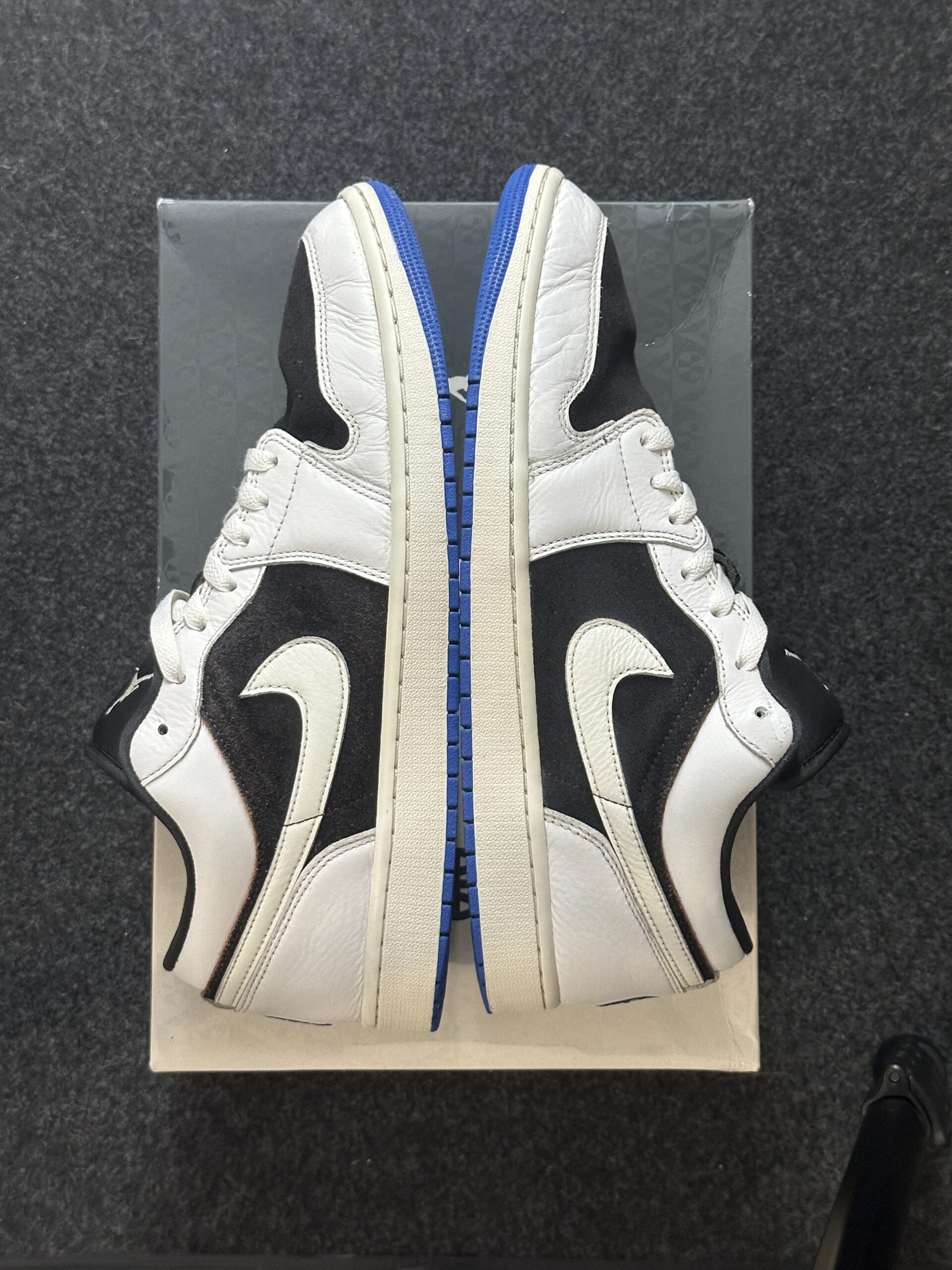 Air Jordan 1 Low Quai 54 HQ0764-001 taglia EU 47 vista esterna