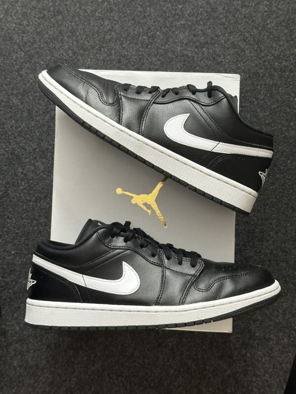 Air Jordan 1 Low Black White DV0990-001 taglia EU 42.5 vista principale