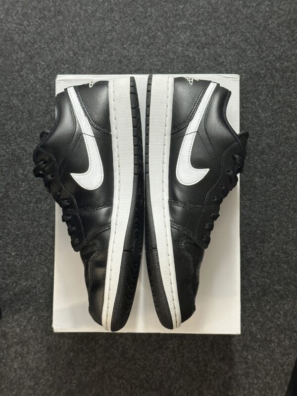 Air Jordan 1 Low Black White DV0990-001 taglia EU 42.5 vista interna