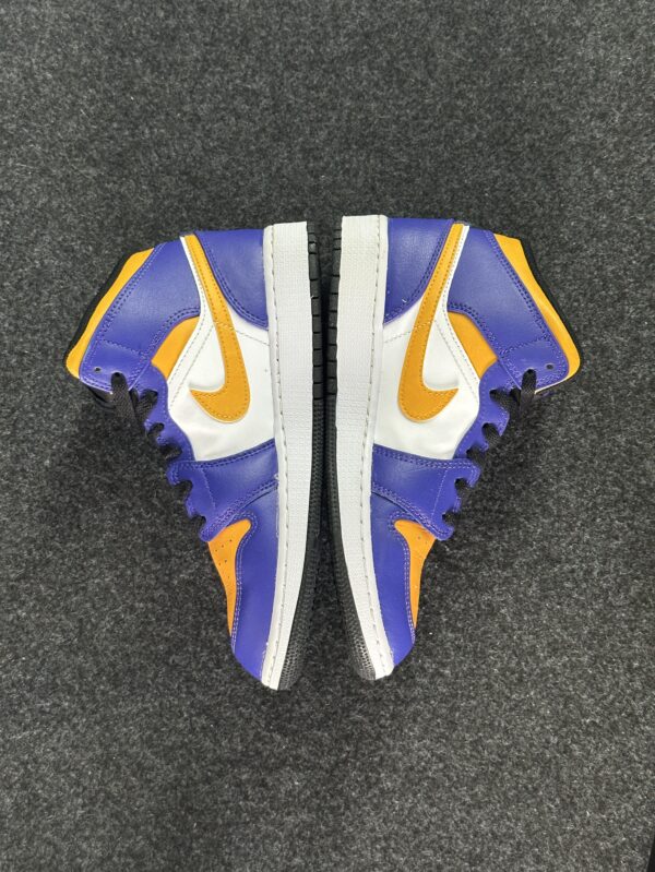 Air Jordan 1 Mid Lakers DQ8423-517 taglia EU 38 vista interna