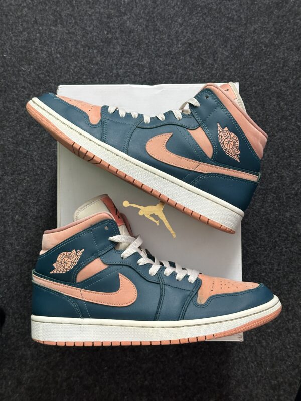 Air Jordan 1 Mid Dark Teal Green BQ6472-308 taglia EU 42 vista principale