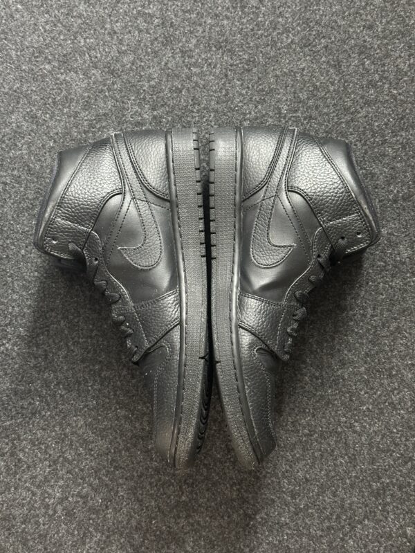 Air Jordan 1 Mid Triple Black 554724-091 taglia EU 44.5 vista interna