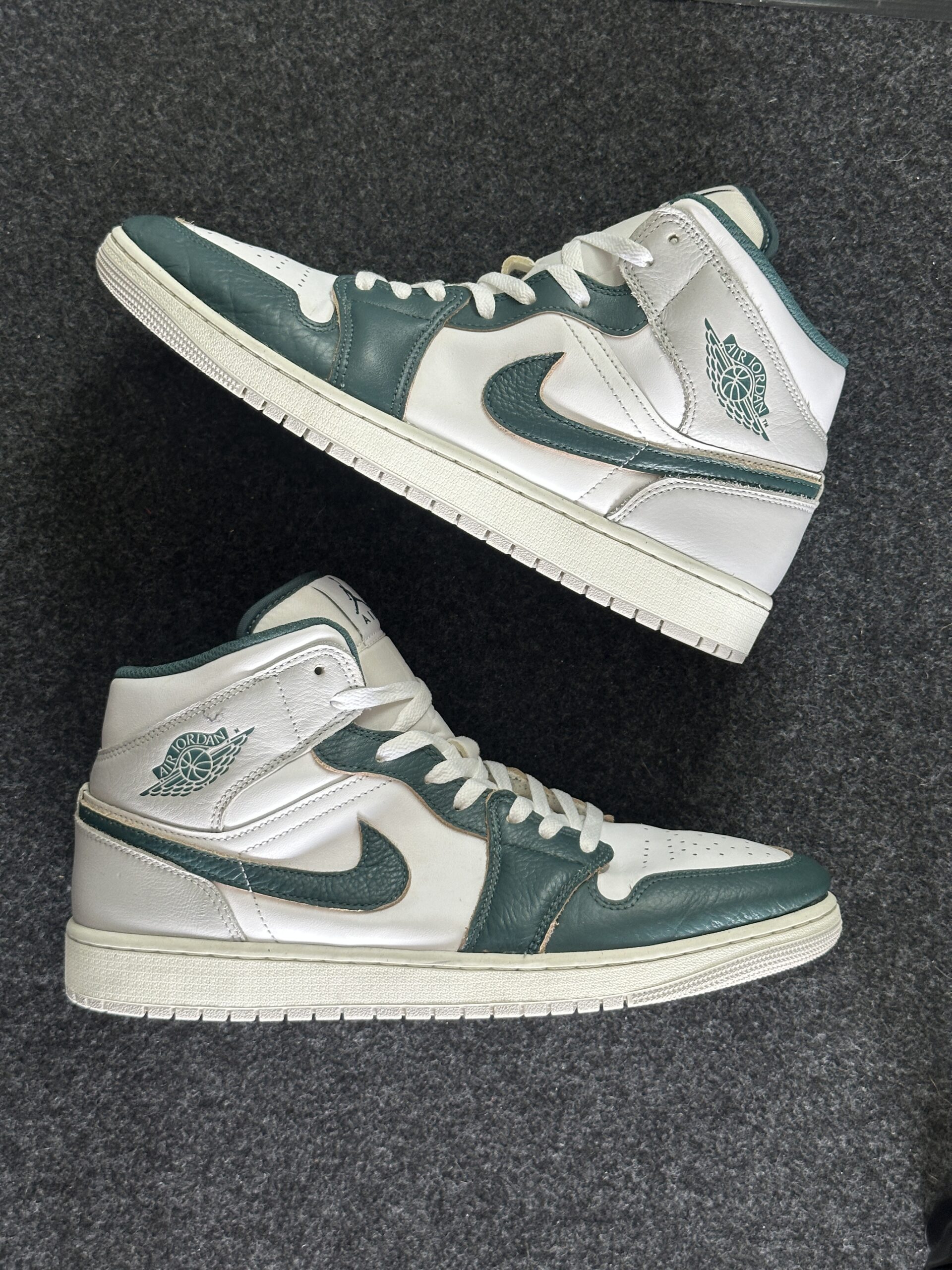Air Jordan 1 Mid SE Oxidized Green FQ7720-103 taglia EU 46 vista principale