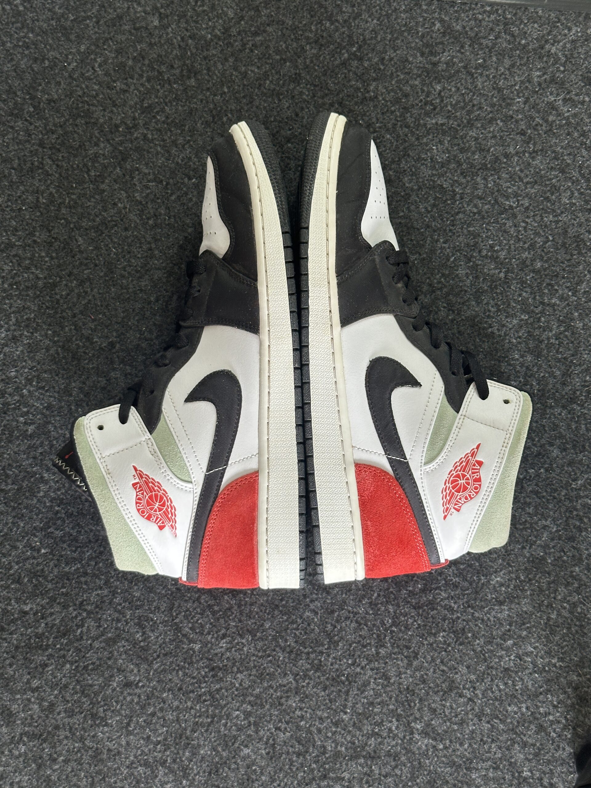 Air Jordan 1 Mid SE Union Black Toe 852542-100 taglia EU 46 vista esterna