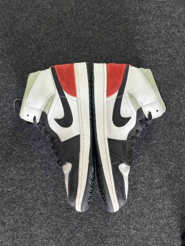 Air Jordan 1 Mid SE Union Black Toe 852542-100 taglia EU 46 vista interna