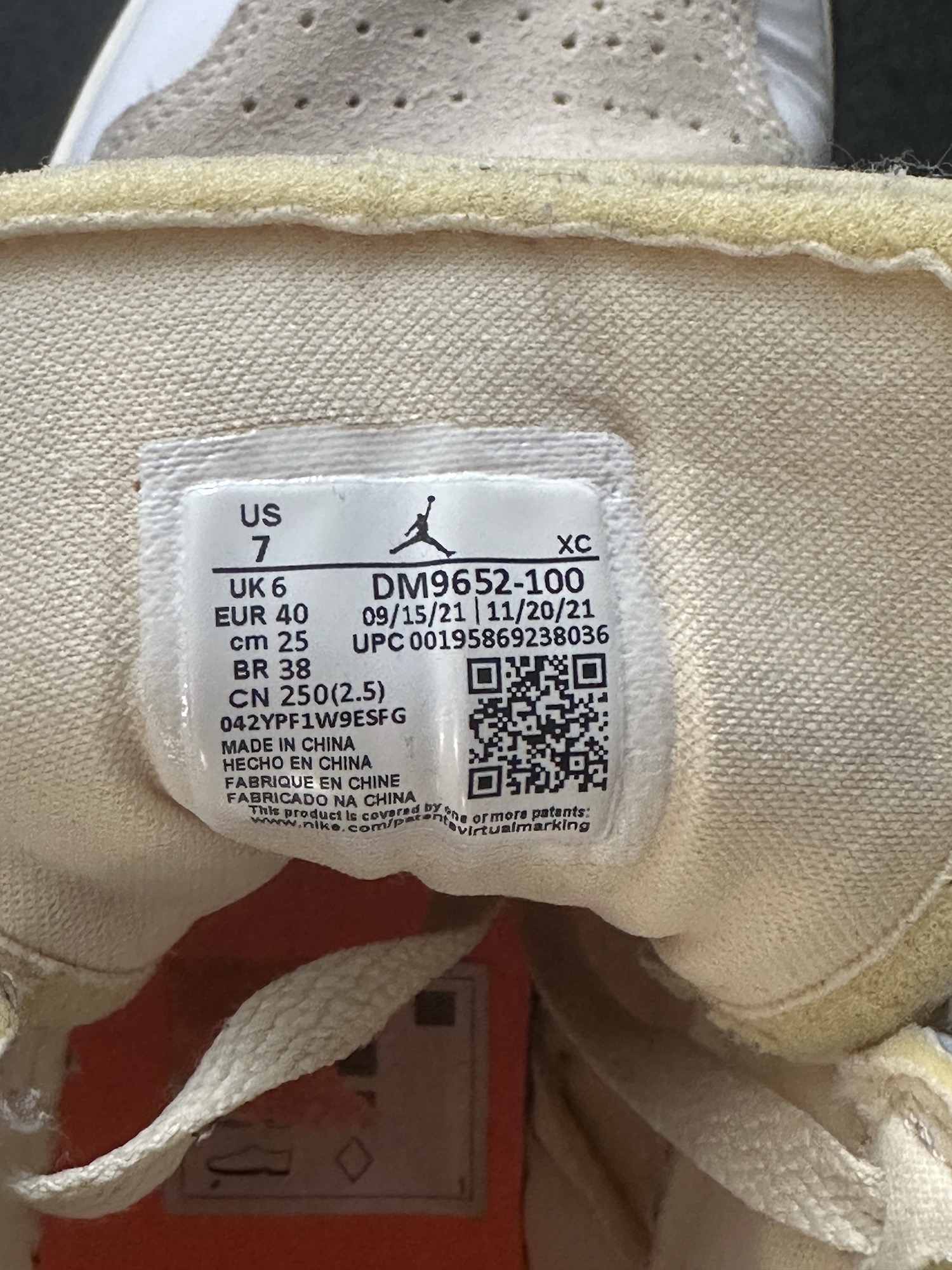 Air Jordan 1 Mid SE Craft Inside Out EU 40 - immagine 8