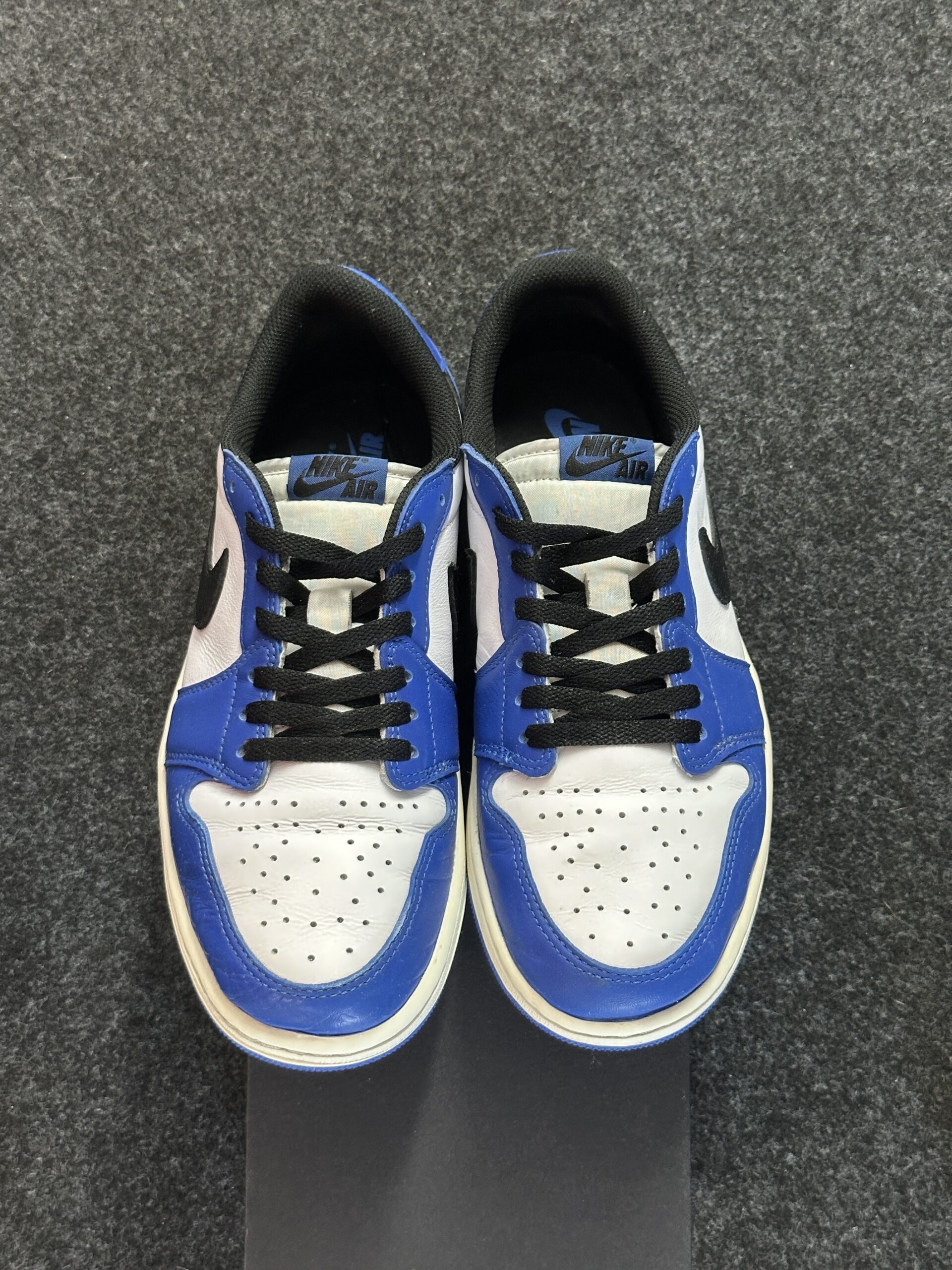 Air Jordan 1 Low OG Game Royal CZ0790-140 taglia EU 44 vista punta