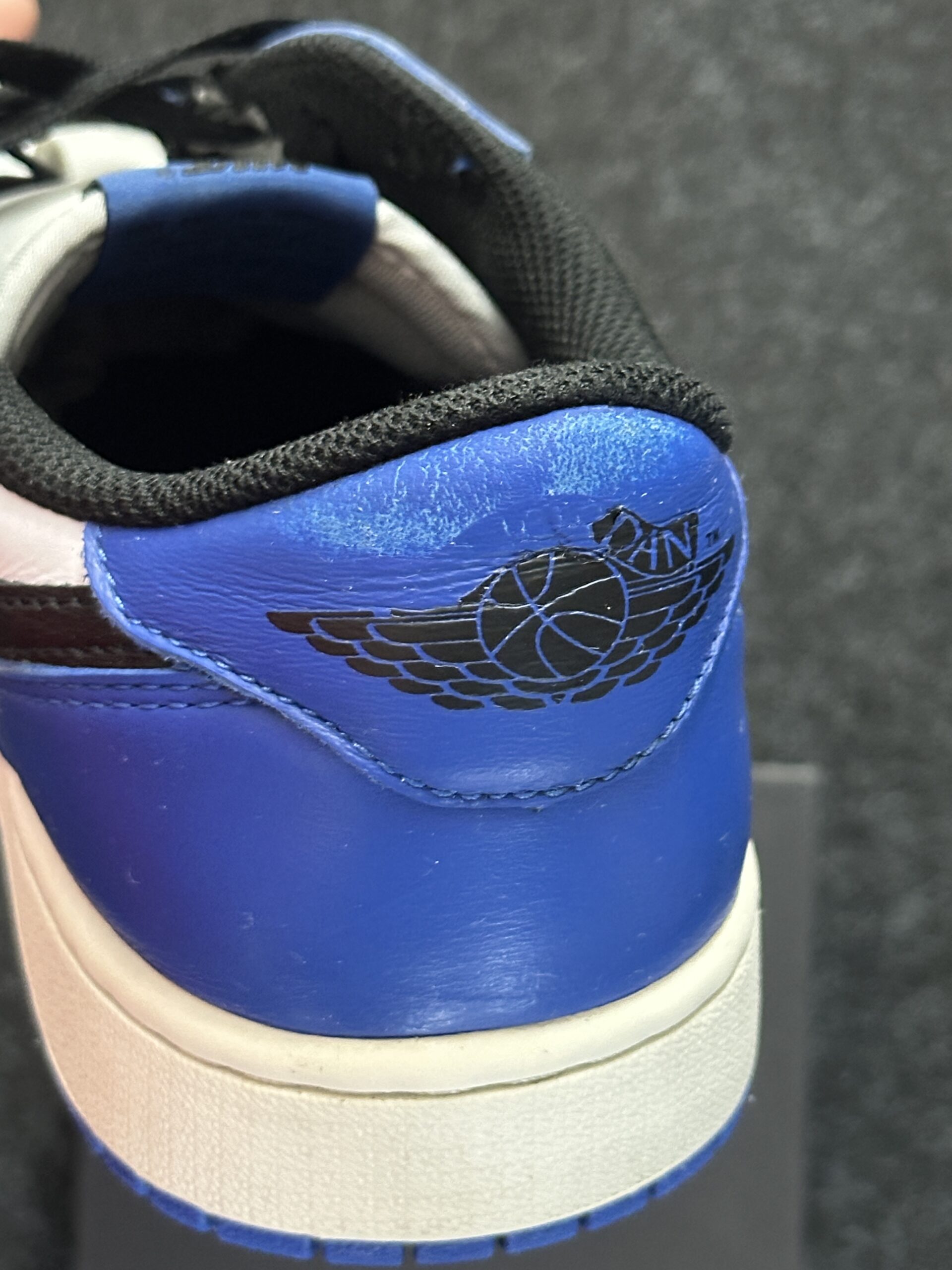 Air Jordan 1 Low OG Game Royal CZ0790-140 taglia EU 44 vista dif