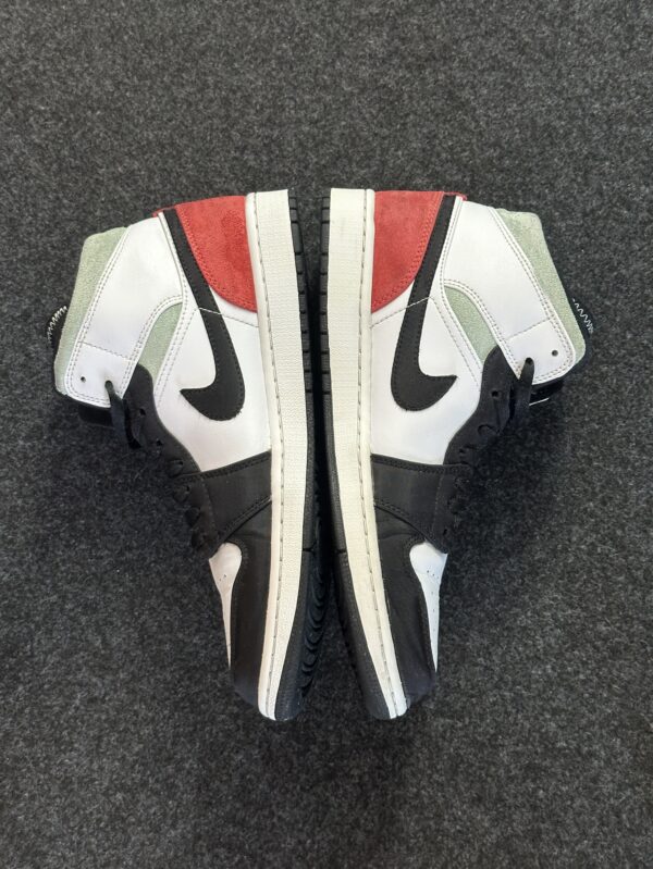 Air Jordan 1 Mid SE Union Black Toe 852542-100 taglia EU 44.5 vista interna