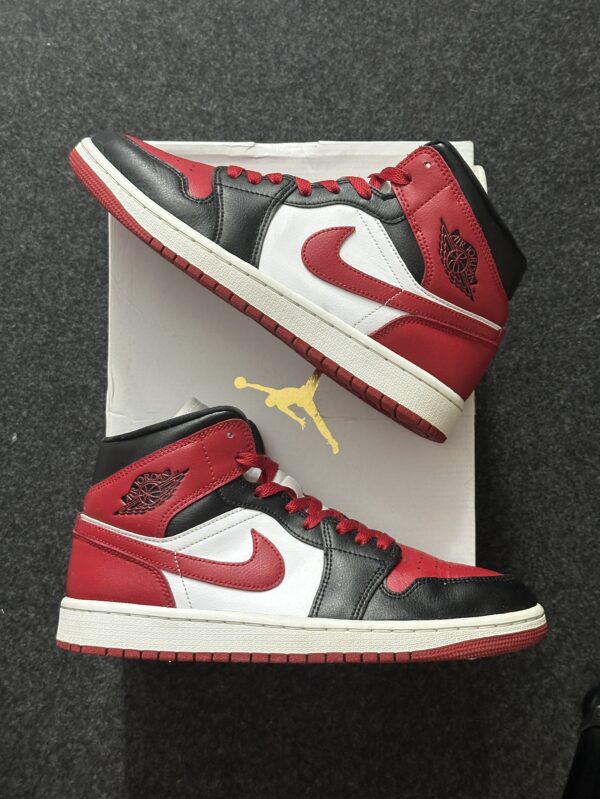 Air Jordan 1 Mid Bred Toe BQ6472-079 taglia EU 40 vista principale