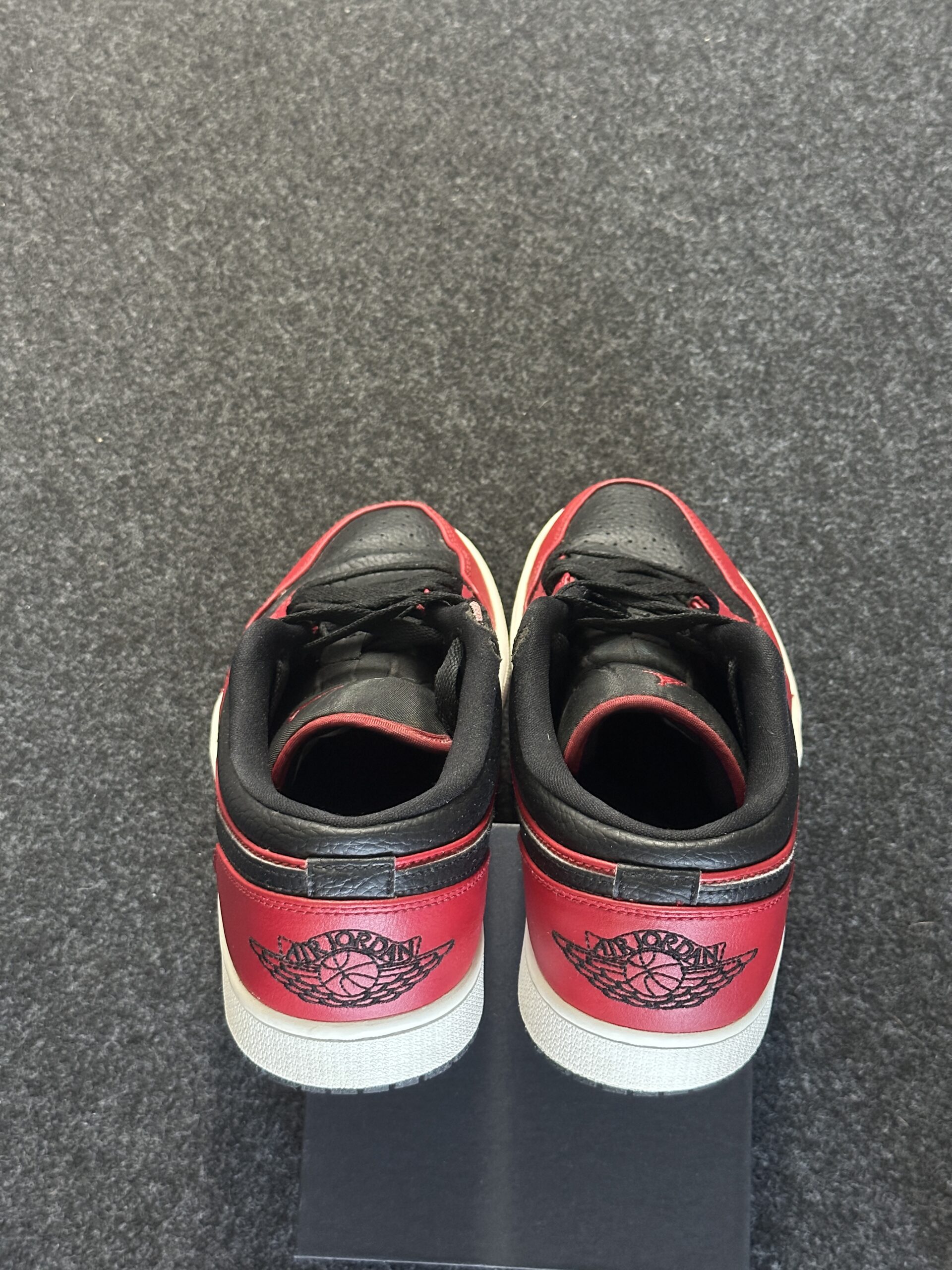 Air Jordan 1 Low Gym Red 553558-605 taglia EU 44 vista tallone