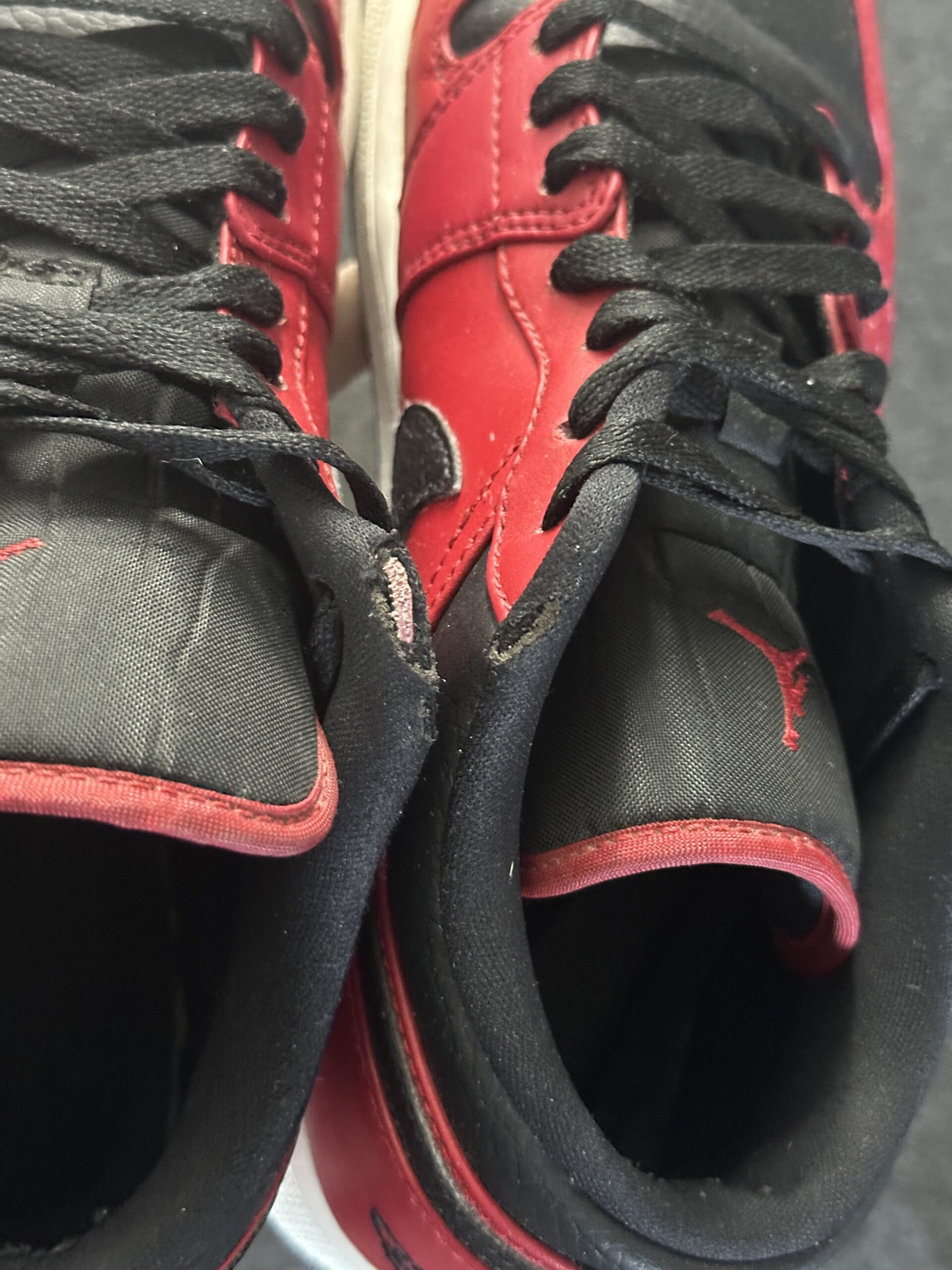 Air Jordan 1 Low Gym Red 553558-605 taglia EU 44 vista dif