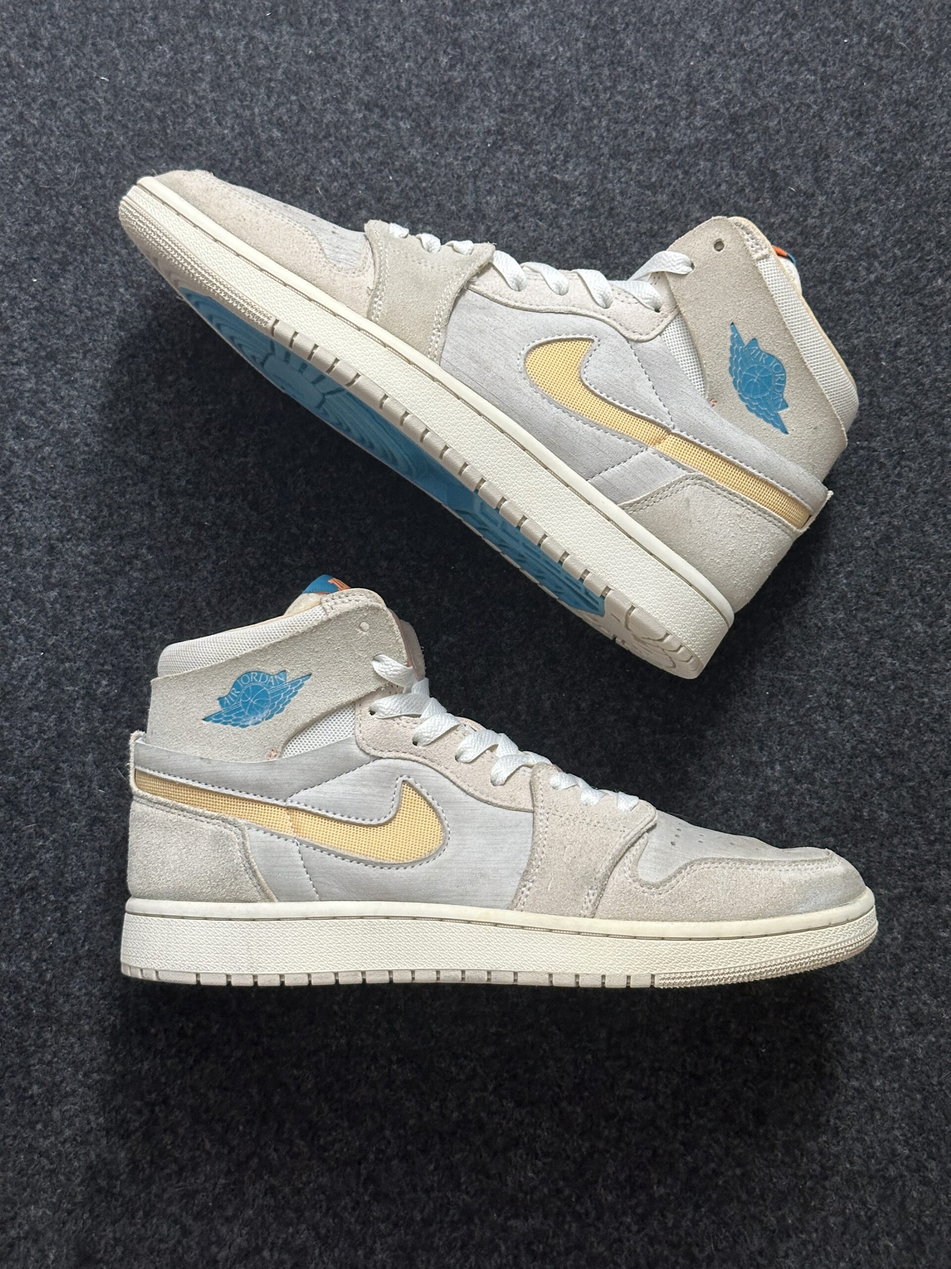 Air Jordan 1 High Zoom CMFT 2 Light Orewood Brown DV1307-180 taglia EU 42.5 vista principale
