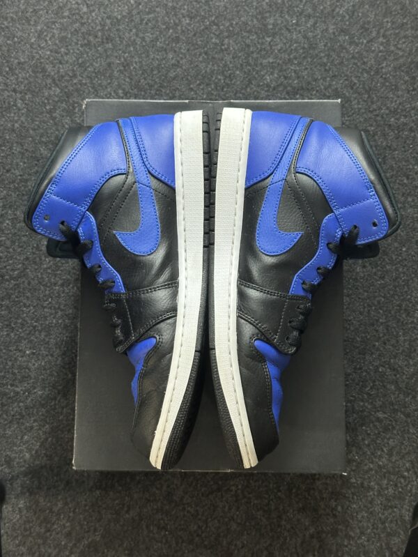 Air Jordan 1 Mid Hyper Royal 554724-077 taglia EU 45.5 vista interna