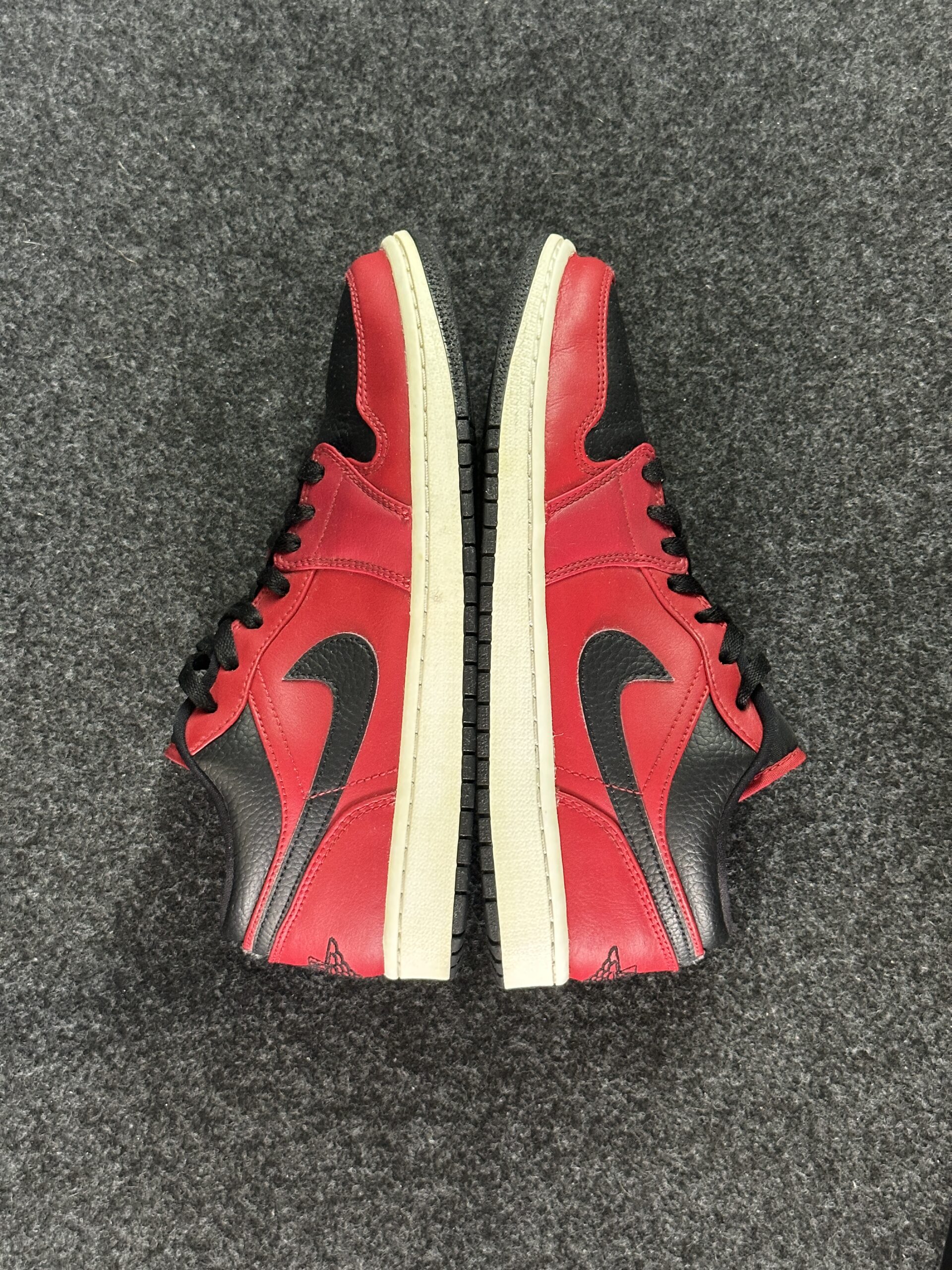 Air Jordan 1 Low Gym Red 553558-605 taglia EU 42.5 vista esterna