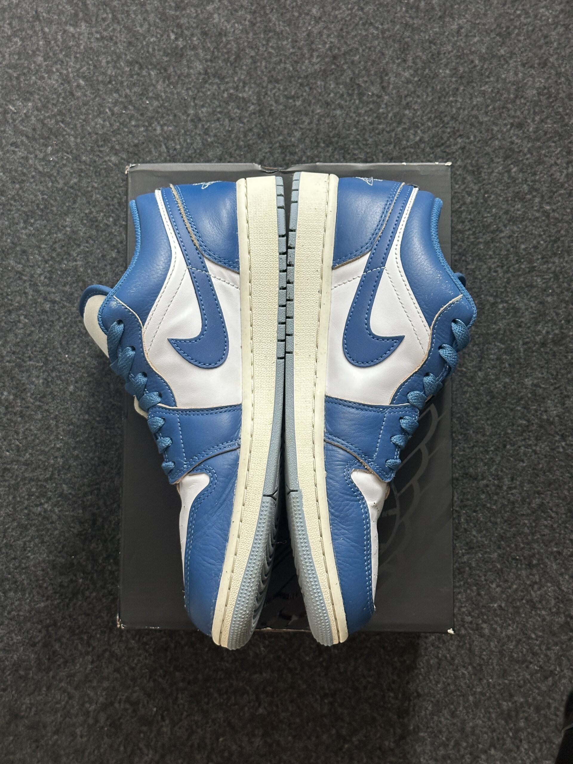 Air Jordan 1 Low SE Industrial Blue FN5214-141 taglia EU 41 vista interna