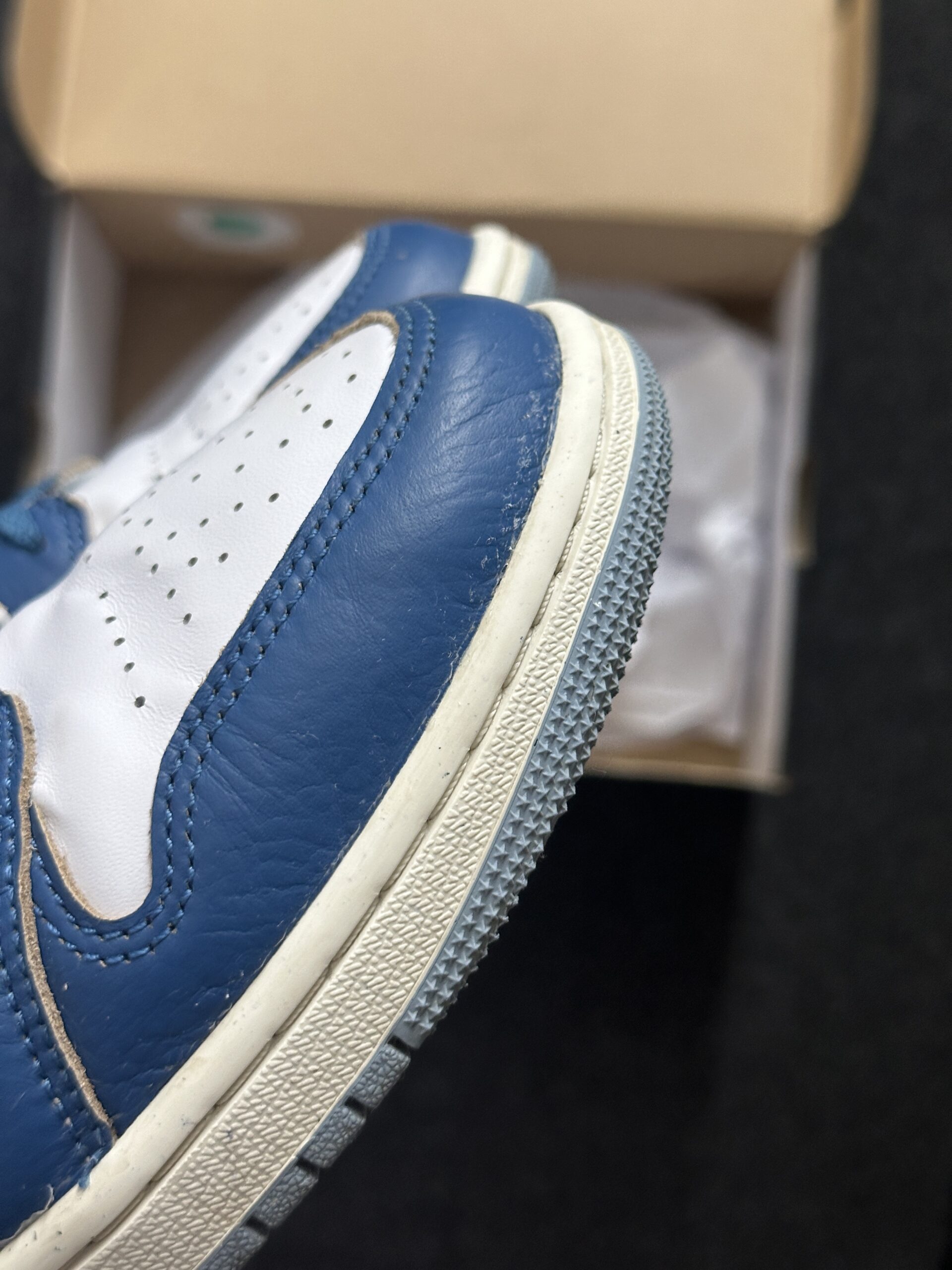 Air Jordan 1 Low SE Industrial Blue FN5214-141 taglia EU 41 vista dif2