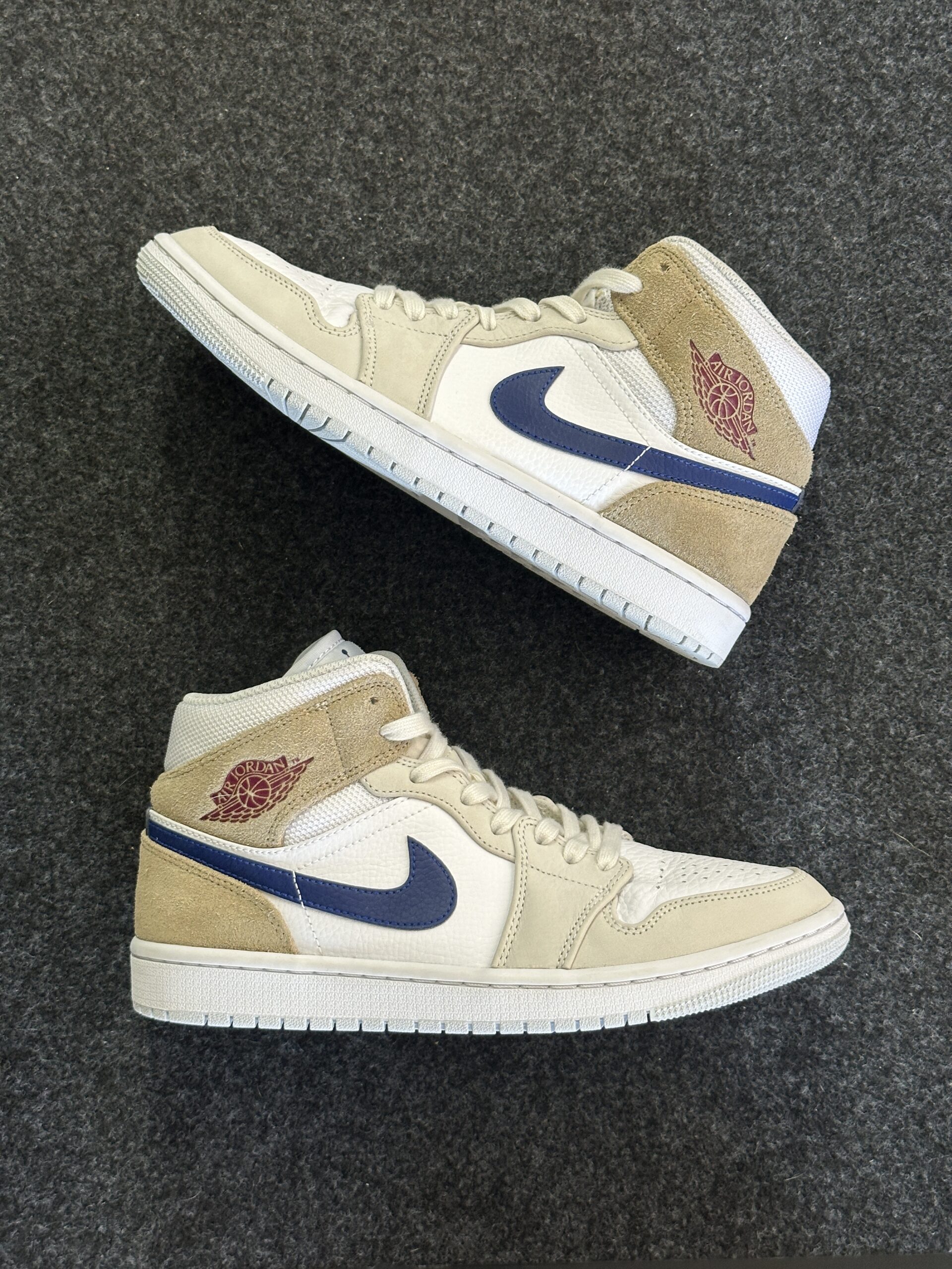 Air Jordan 1 Mid Tan Suede DO6726-100 taglia EU 40 vista principale