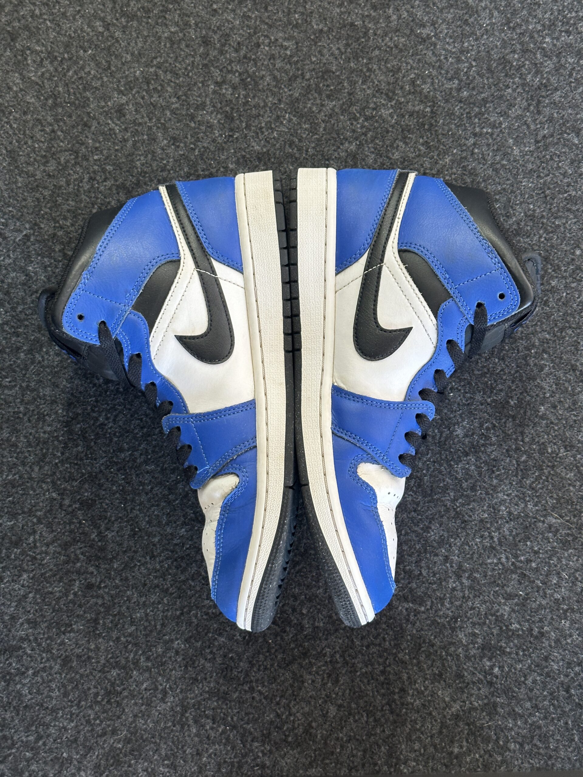 Air Jordan 1 Mid French Blue Fire Red DQ8426-402 taglia EU 42 vista interna