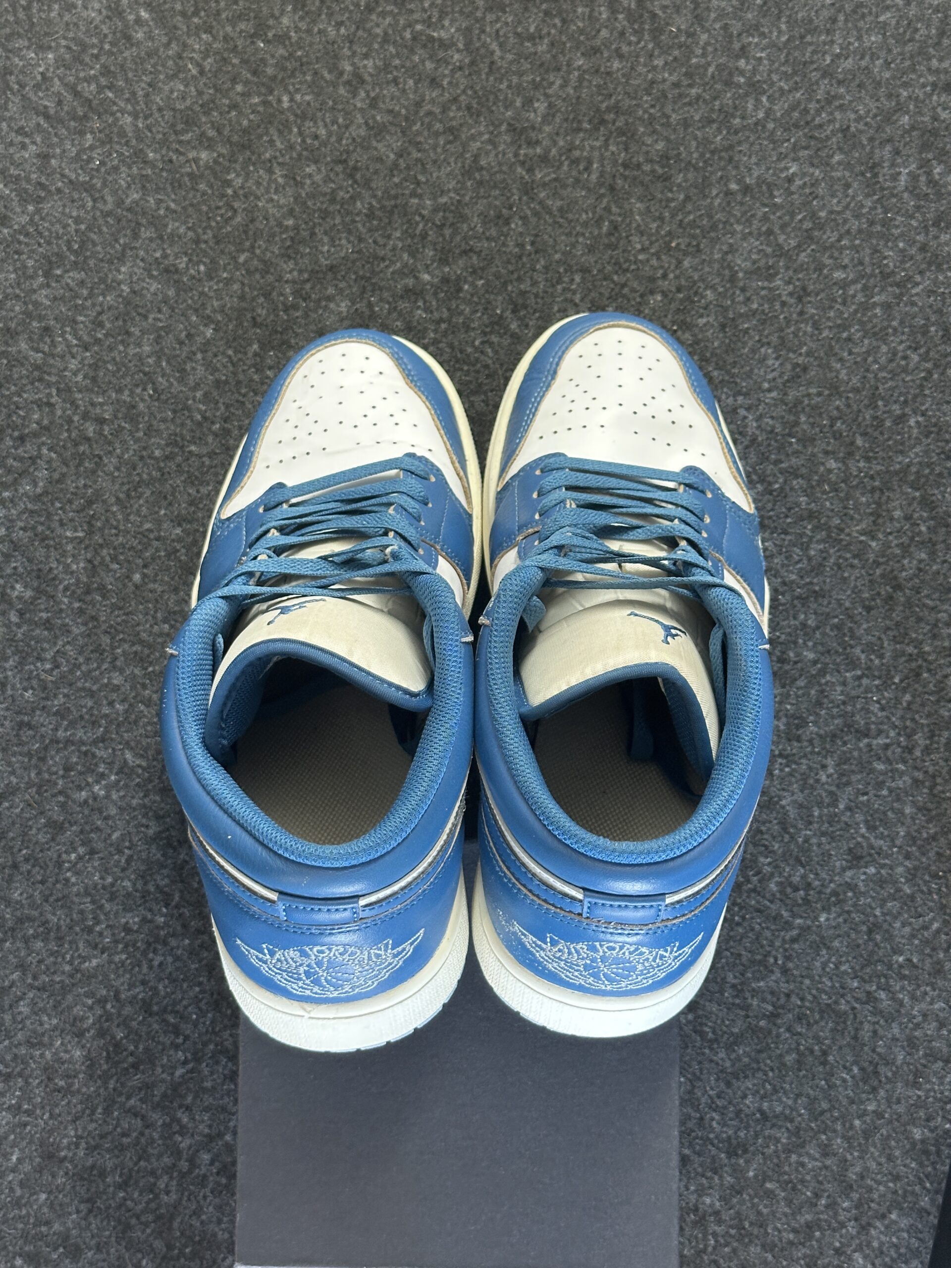 Air Jordan 1 Low SE Industrial Blue FN5214-141 taglia EU 44.5 vista tallone