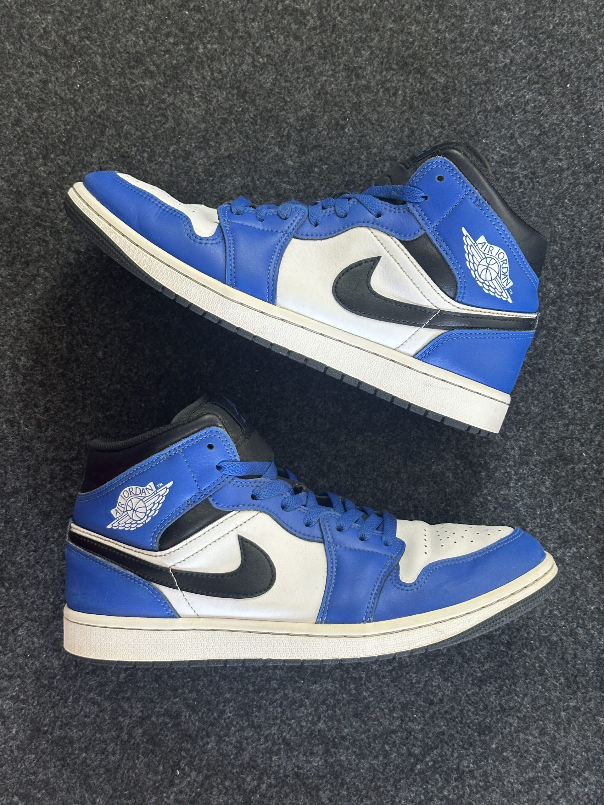 Air Jordan 1 Mid French Blue Fire Red DQ8426-402 taglia EU 43 vista principale