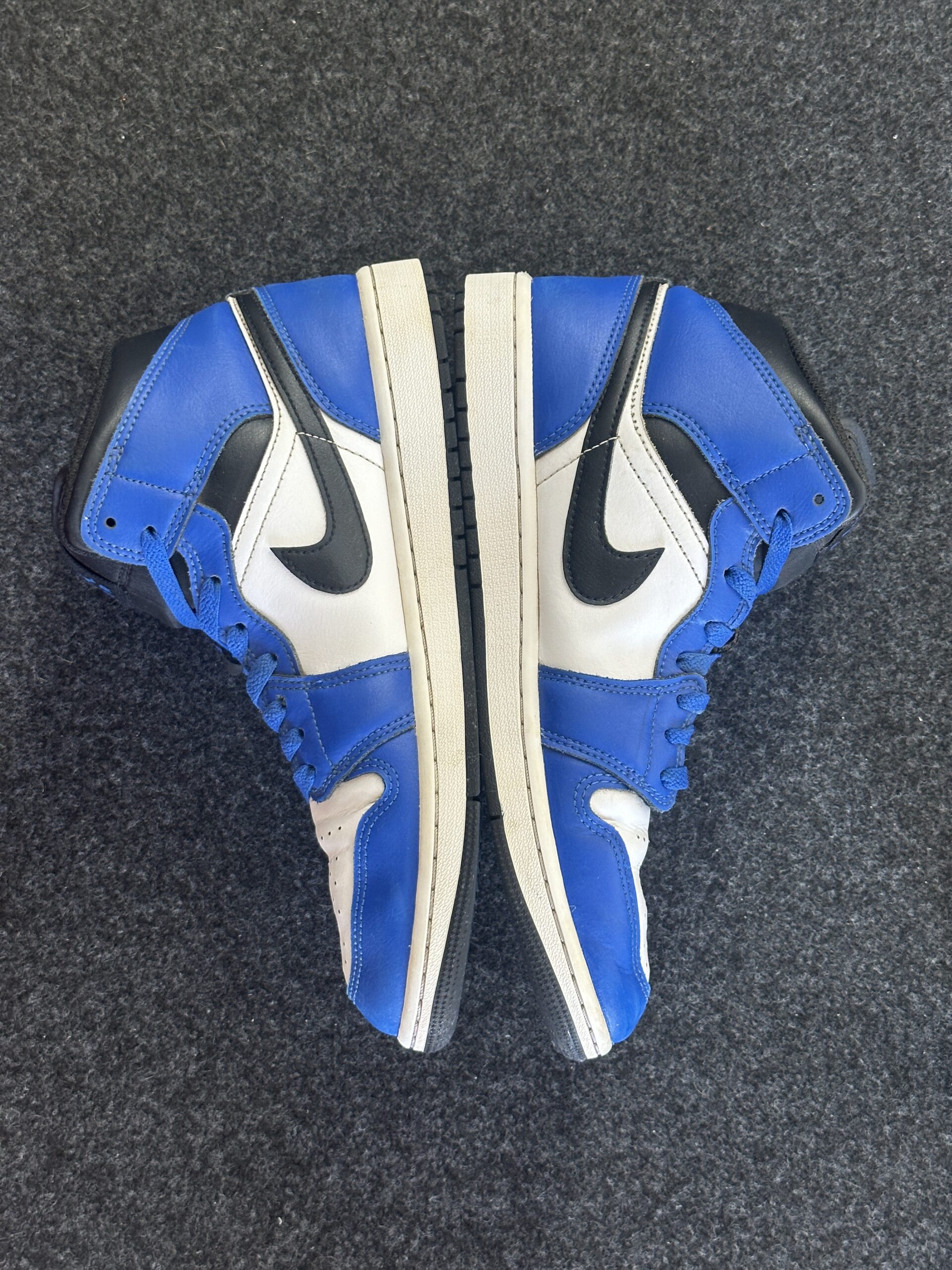 Air Jordan 1 Mid French Blue Fire Red DQ8426-402 taglia EU 43 vista interna