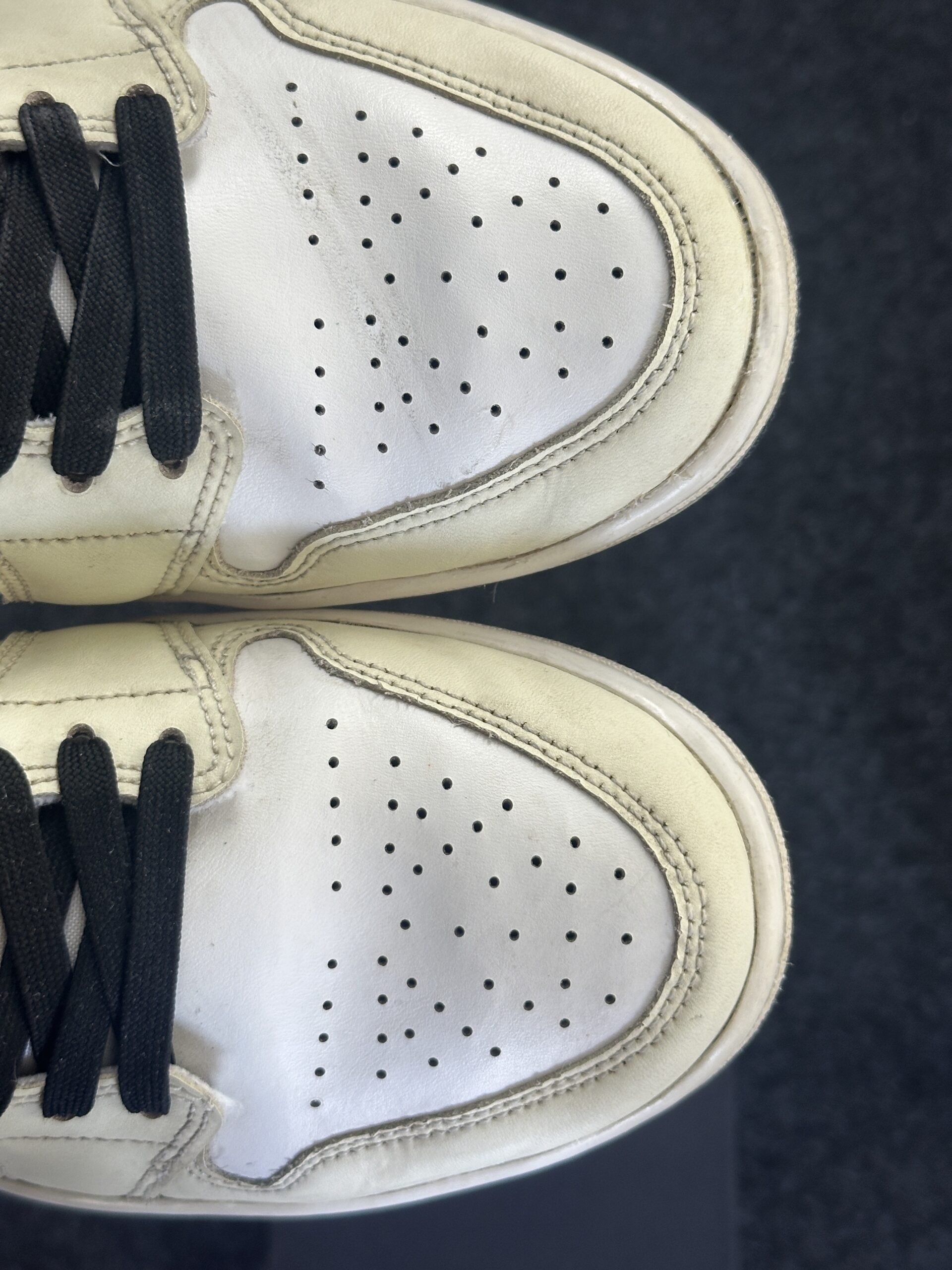 Air Jordan 1 Mid Coconut Milk BQ6472-121 taglia EU 41 vista dif