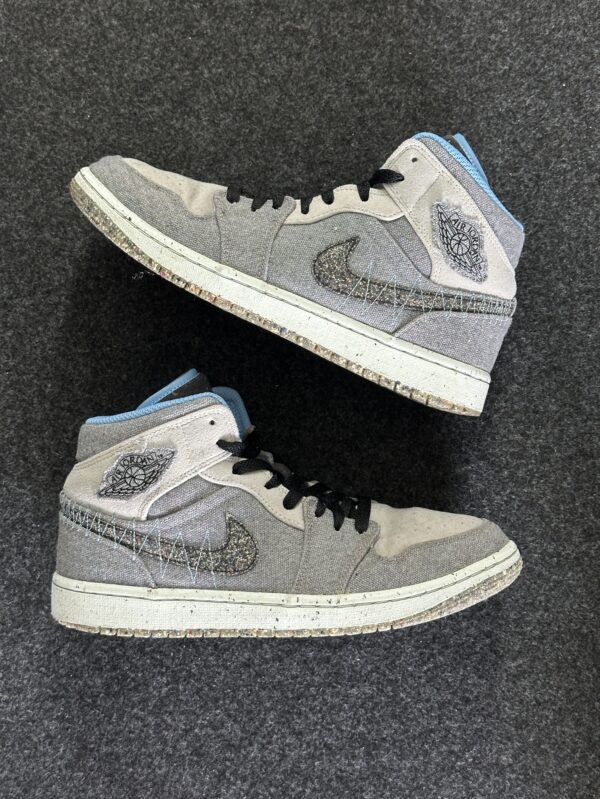 Air Jordan 1 Mid Crater Grey University Blue DM3529-004 taglia EU 42.5 vista principale