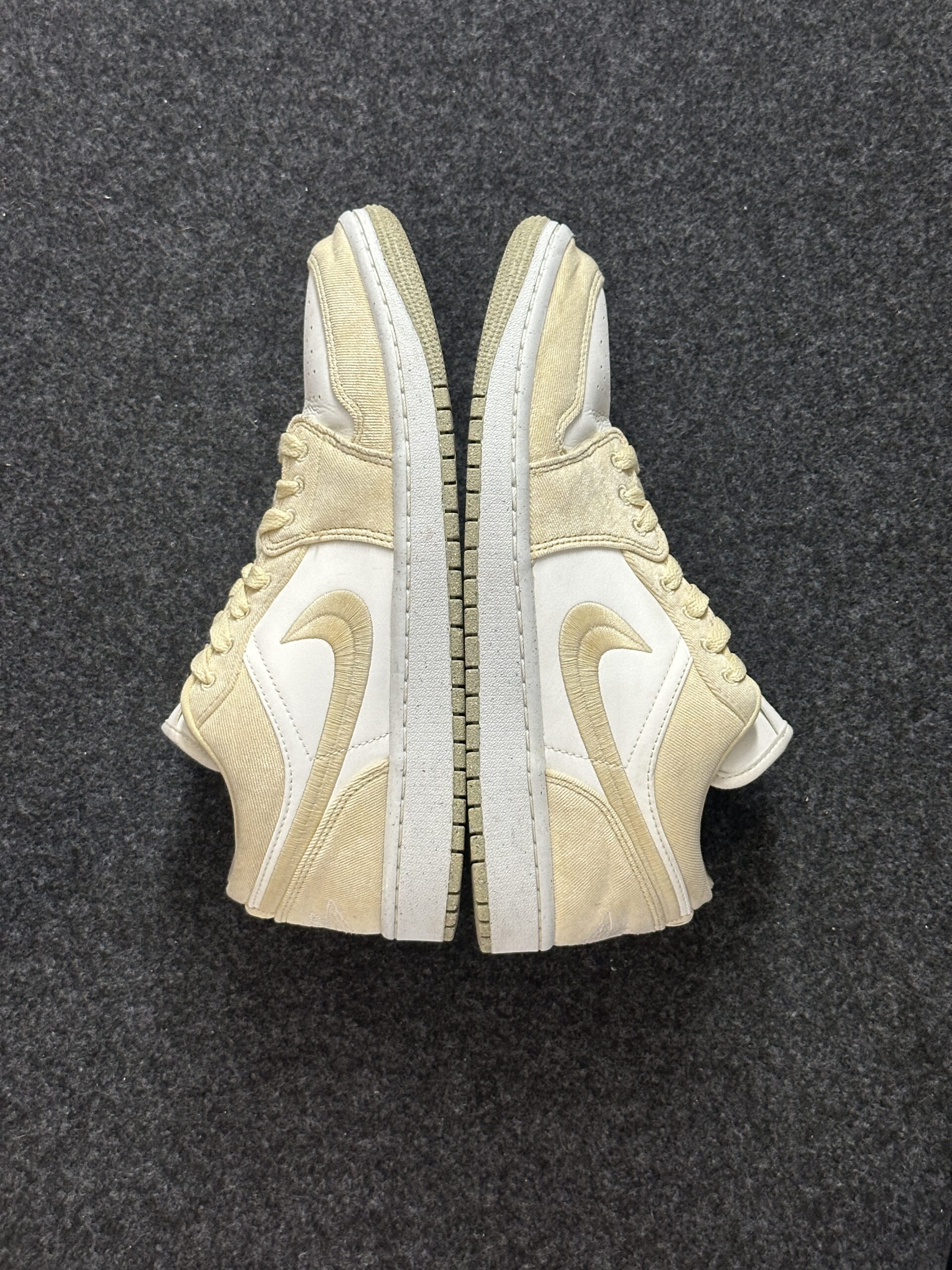 Air Jordan 1 Low SE Team Gold Canvas FN3722-701 taglia EU 42.5 vista esterna