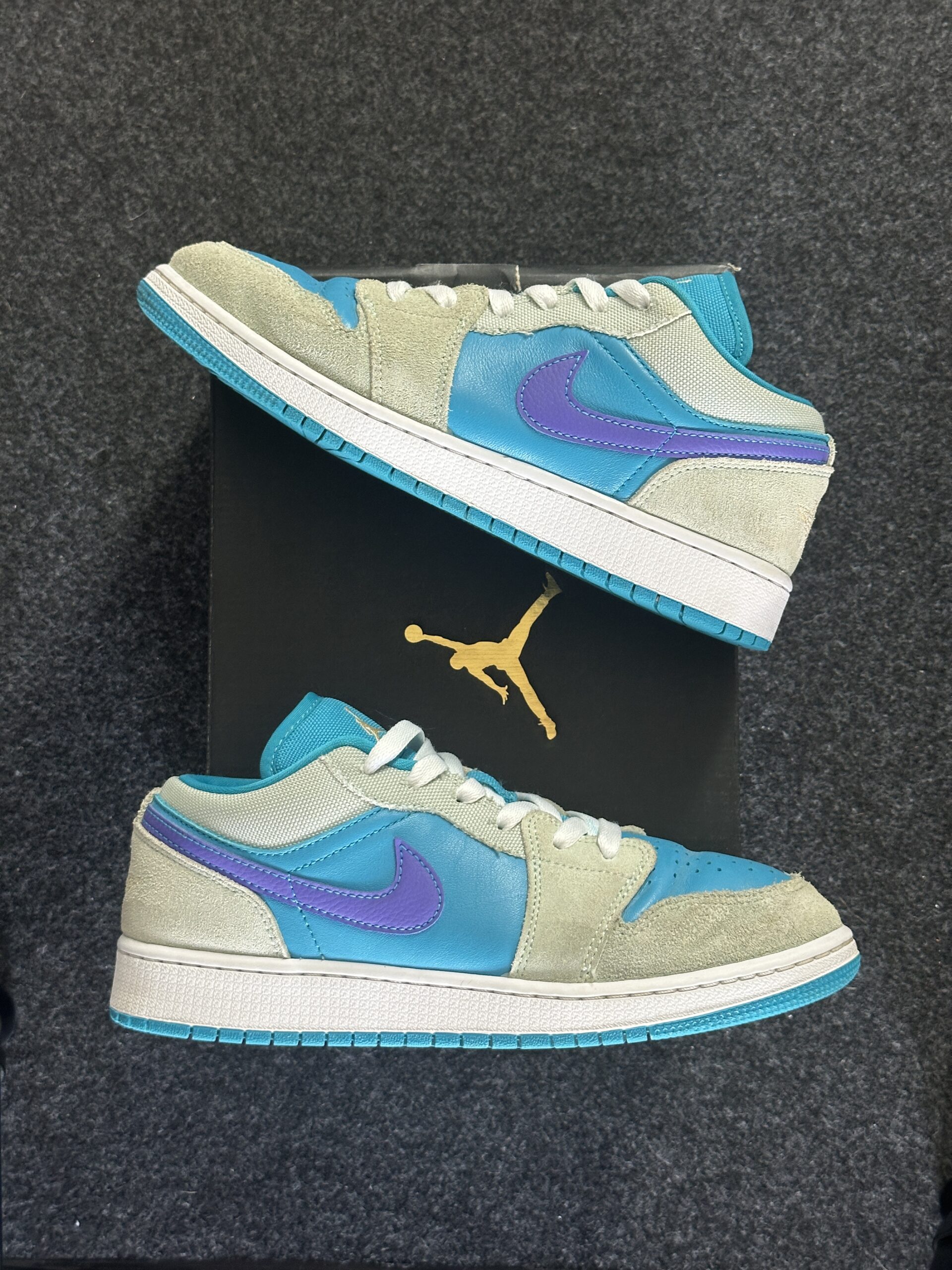 Air Jordan 1 Low SE Pistachio Aquatone DX4374-300 taglia EU 40 vista principale