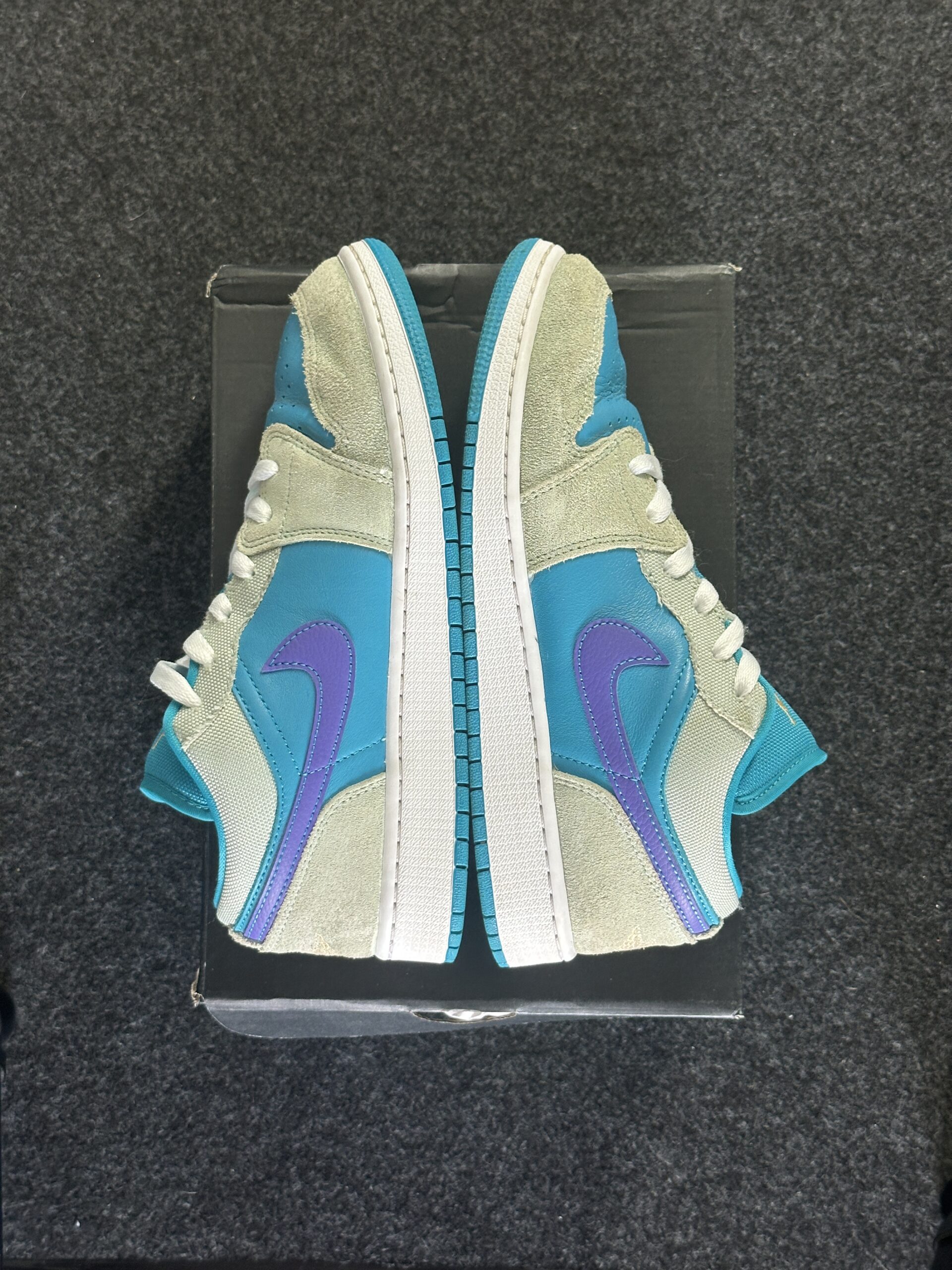 Air Jordan 1 Low SE Pistachio Aquatone DX4374-300 taglia EU 40 vista esterna