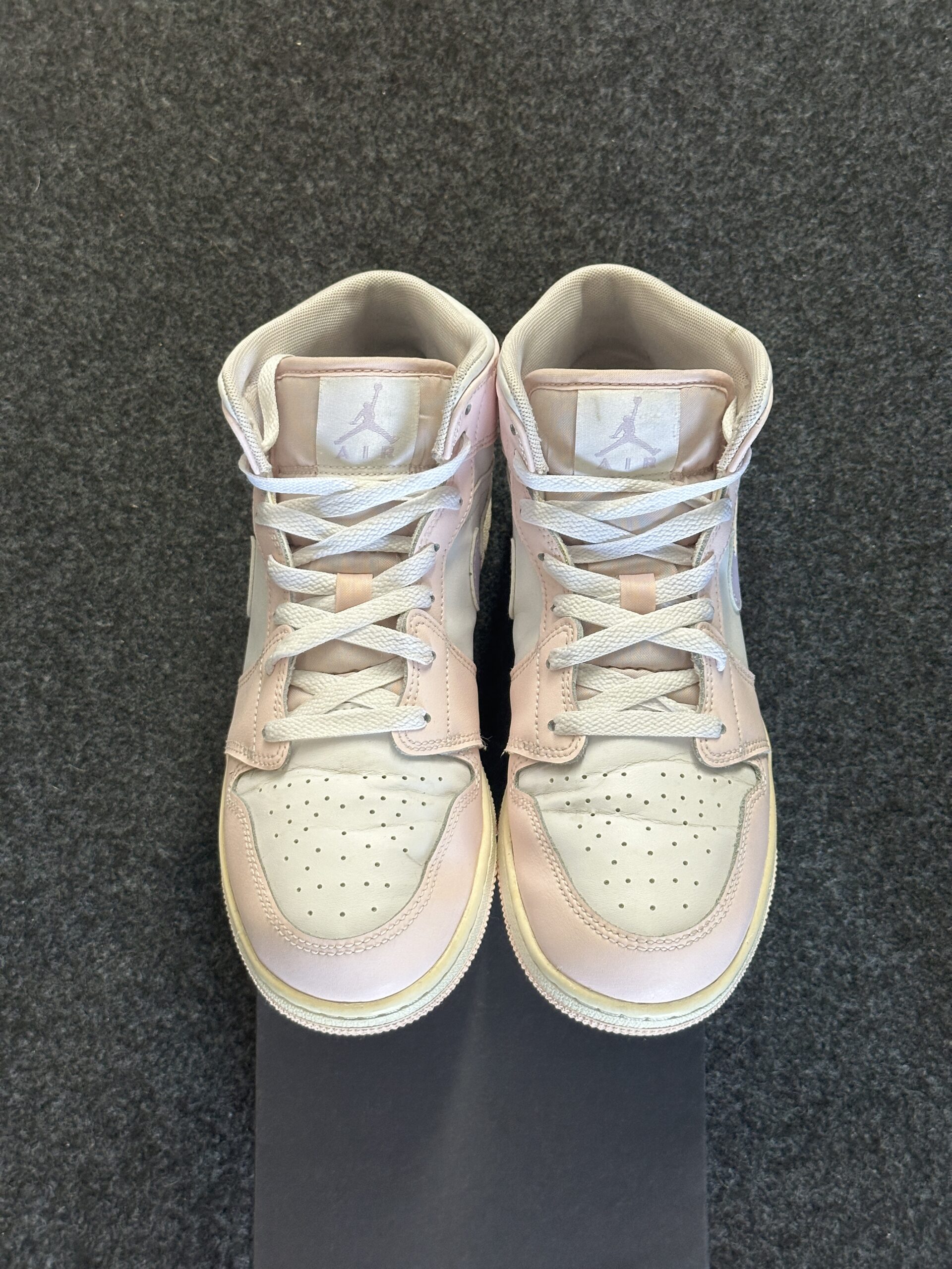 Air Jordan 1 Mid Pink Wash FD8780-601 taglia EU 40 vista punta