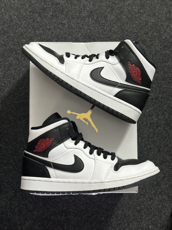 Air Jordan 1 Mid Reverse Black Toe BQ6472-101 taglia EU 40 vista principale