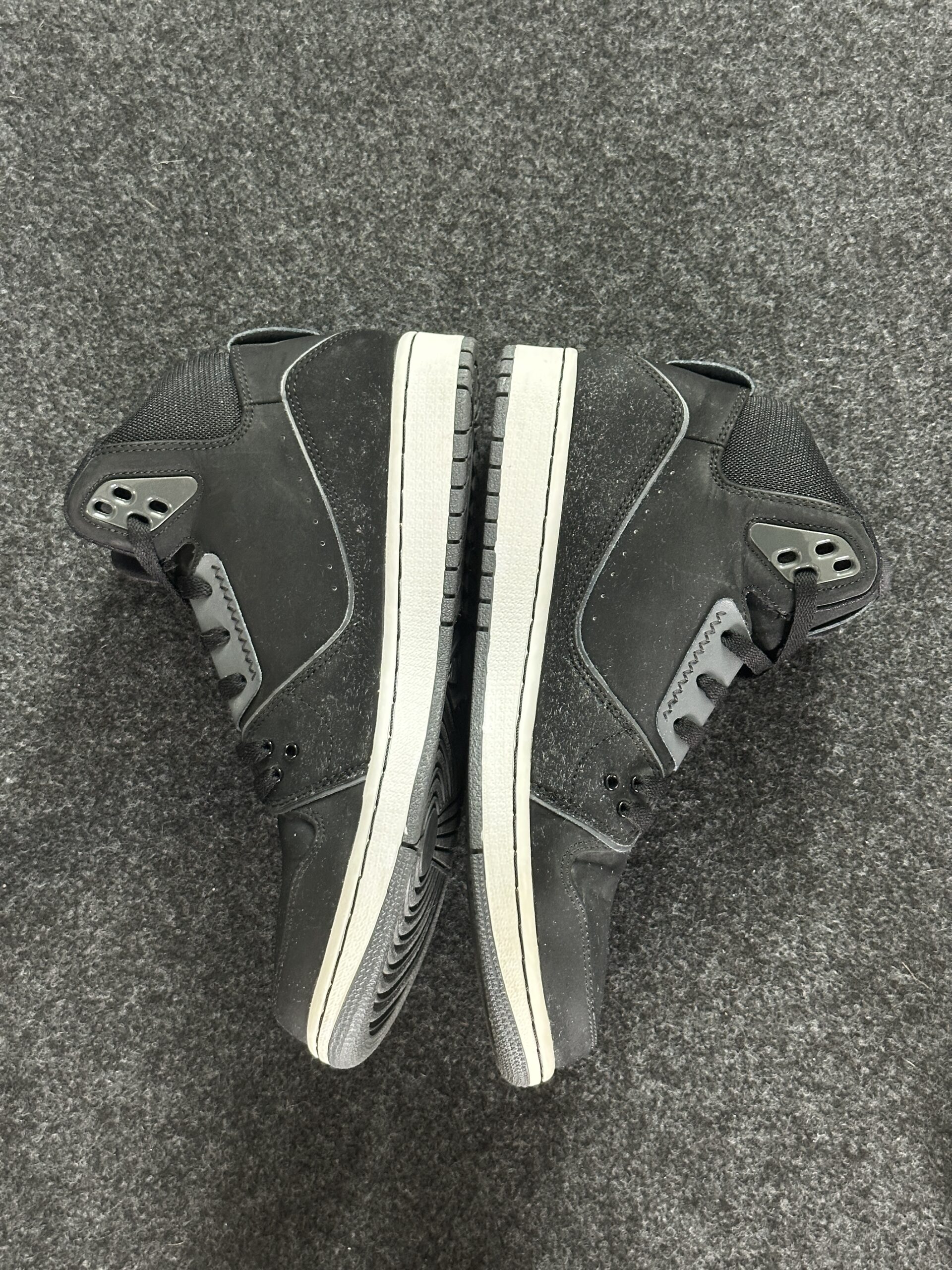 Jordan 1 Flight 2 Black Wolf Grey 555798-003 taglia EU 42.5 vista interna