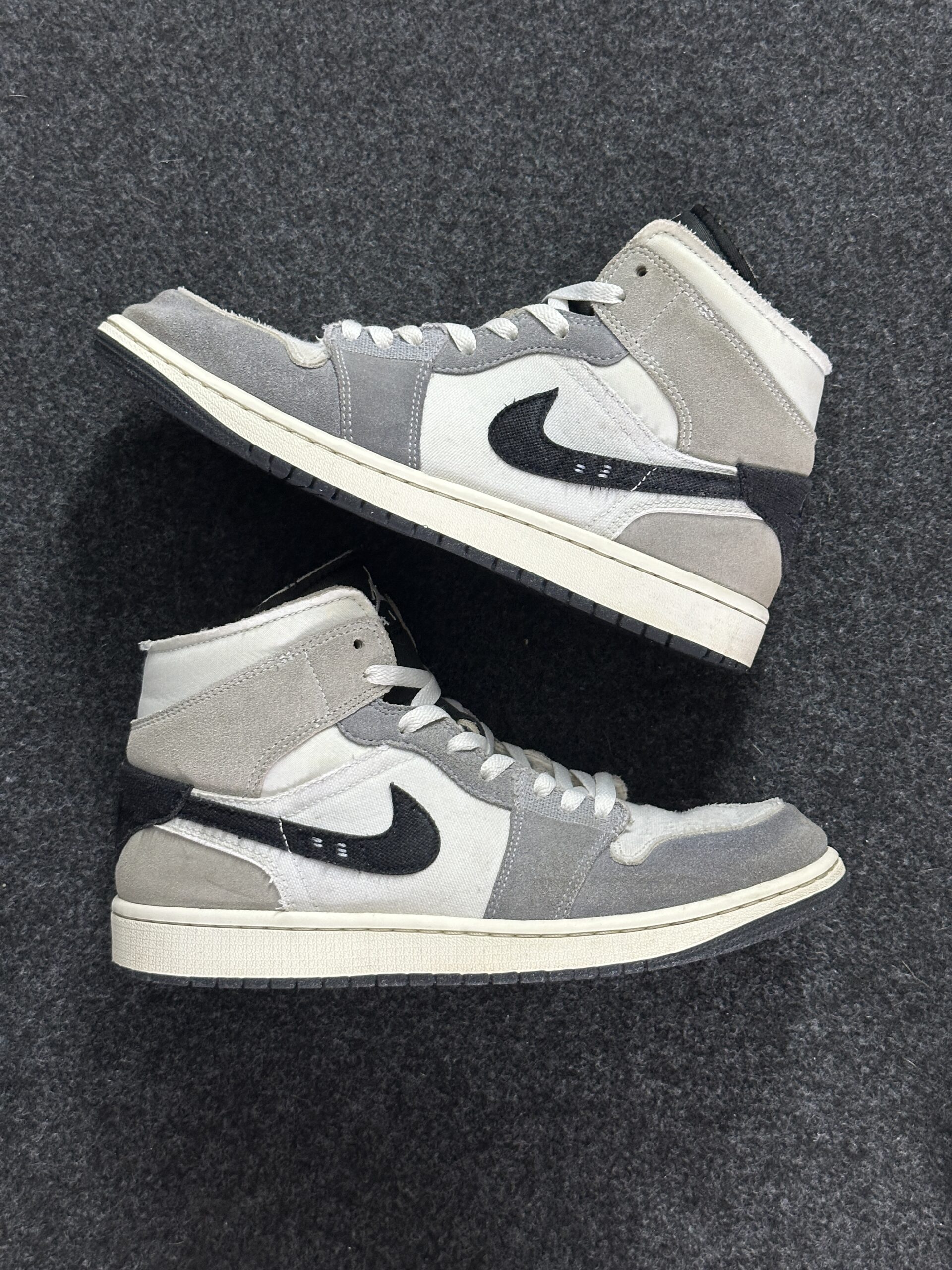 Air Jordan 1 Mid SE Craft Cement Grey DZ4136-002 taglia EU 42.5 vista principale
