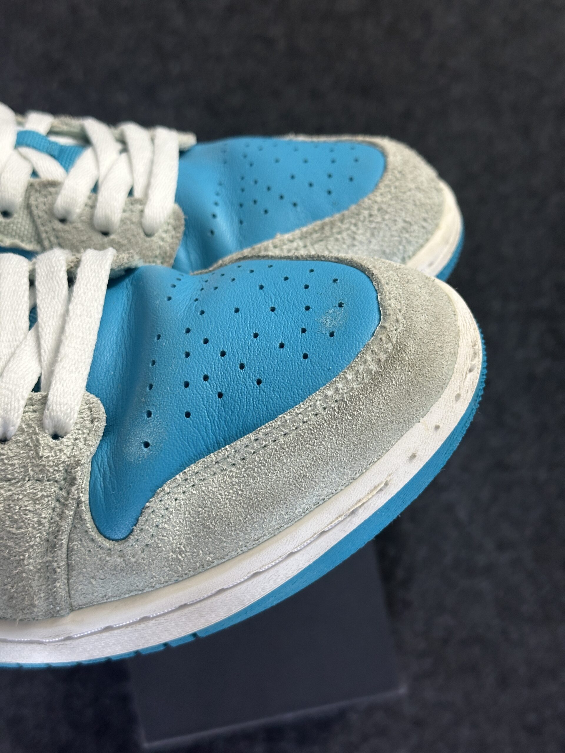 Air Jordan 1 Low SE Pistachio Aquatone DX4334-300 taglia EU 40.5 vista dif 1