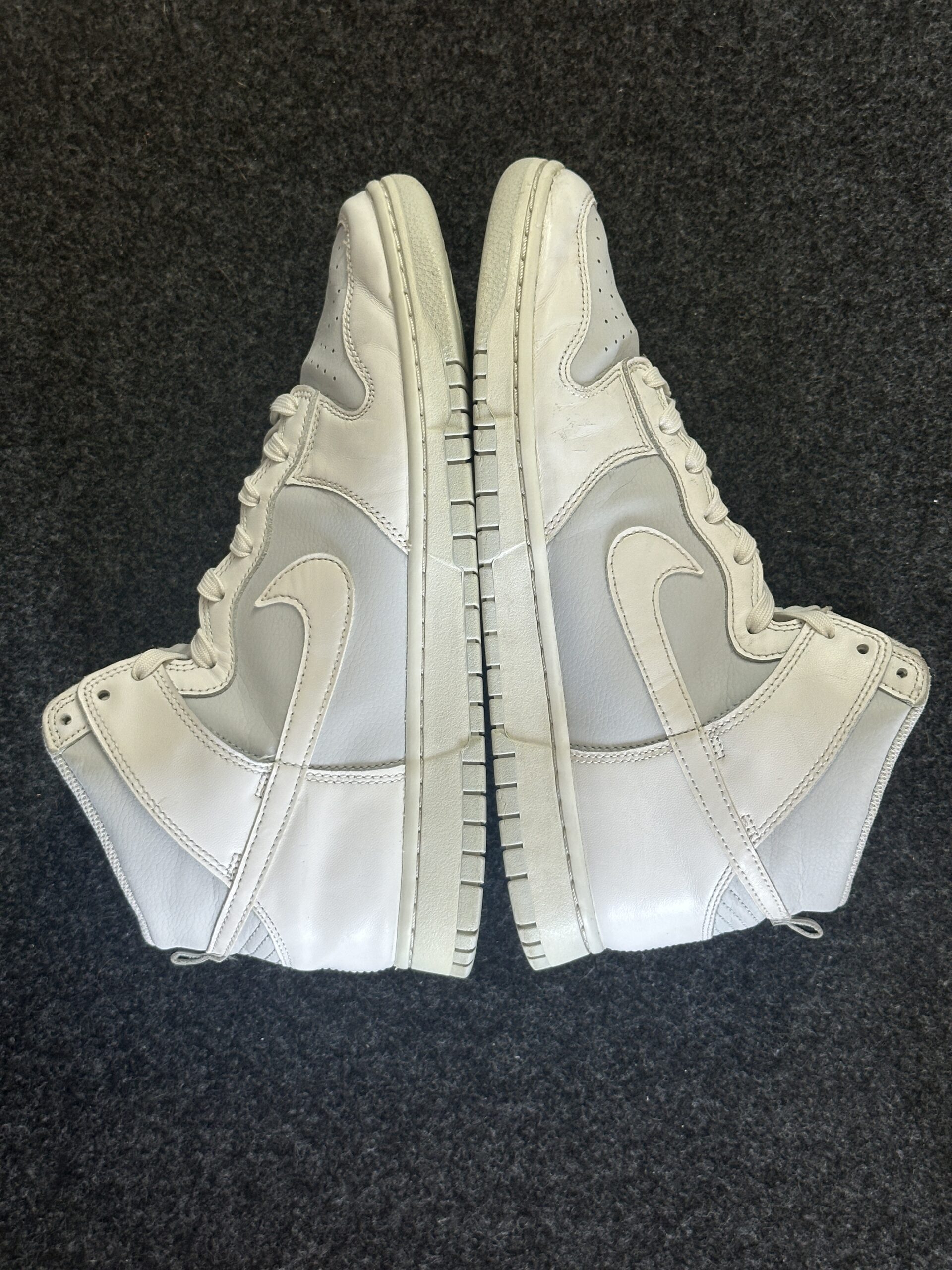 Dunk High Summit White Pure Platinum DJ6189-100 taglia EU 45 vista esterna