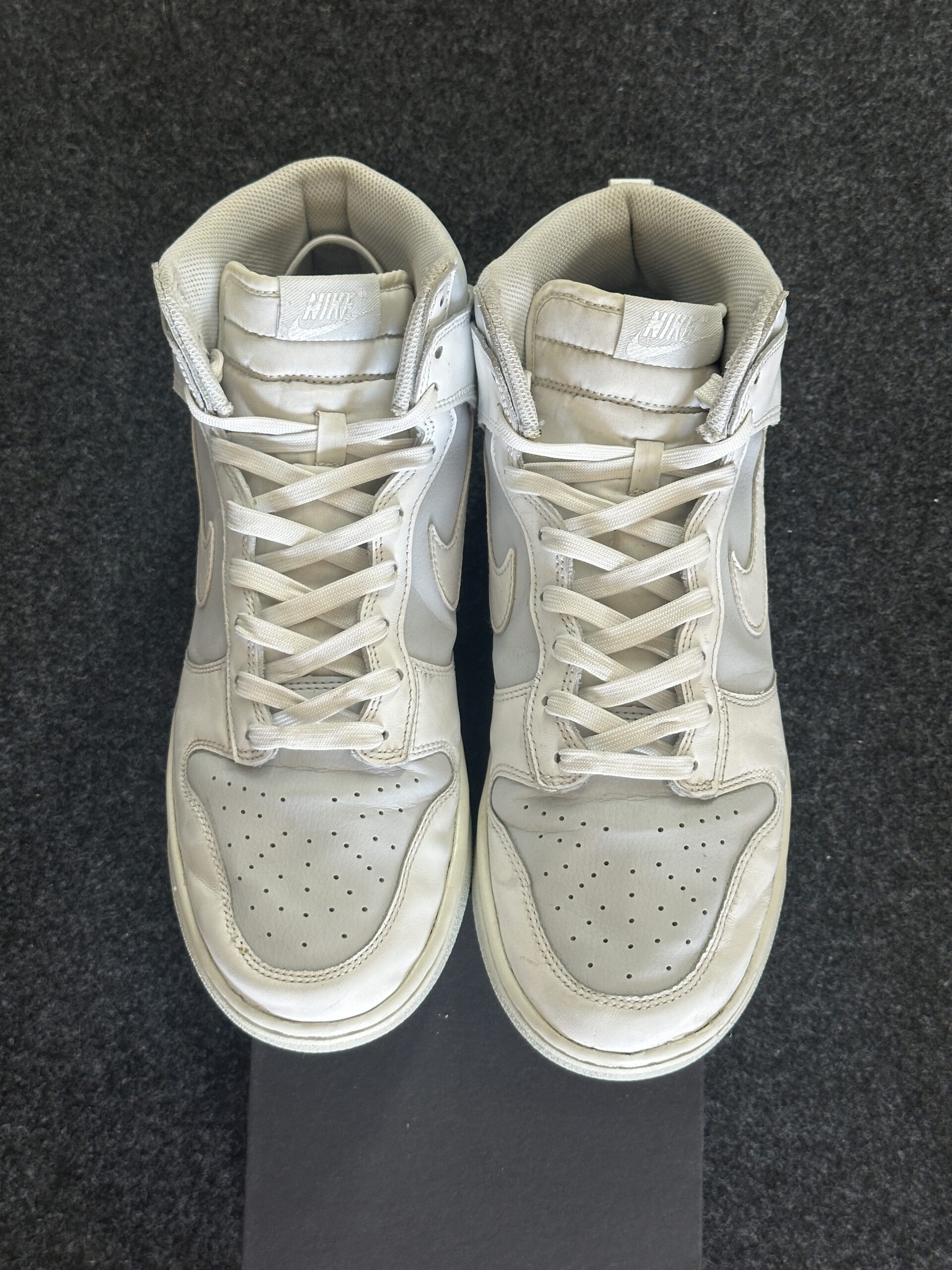 Dunk High Summit White Pure Platinum DJ6189-100 taglia EU 45 vista punta