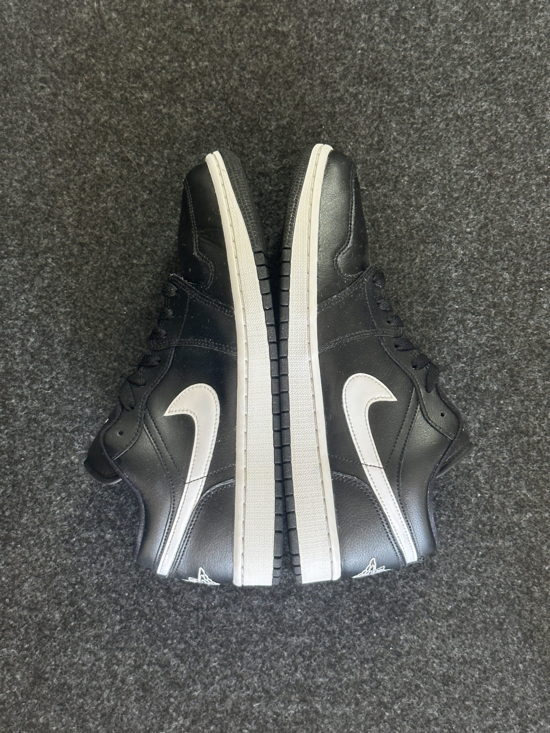 Air Jordan 1 Low Black White DV0990-001 taglia EU 43 vista esterna
