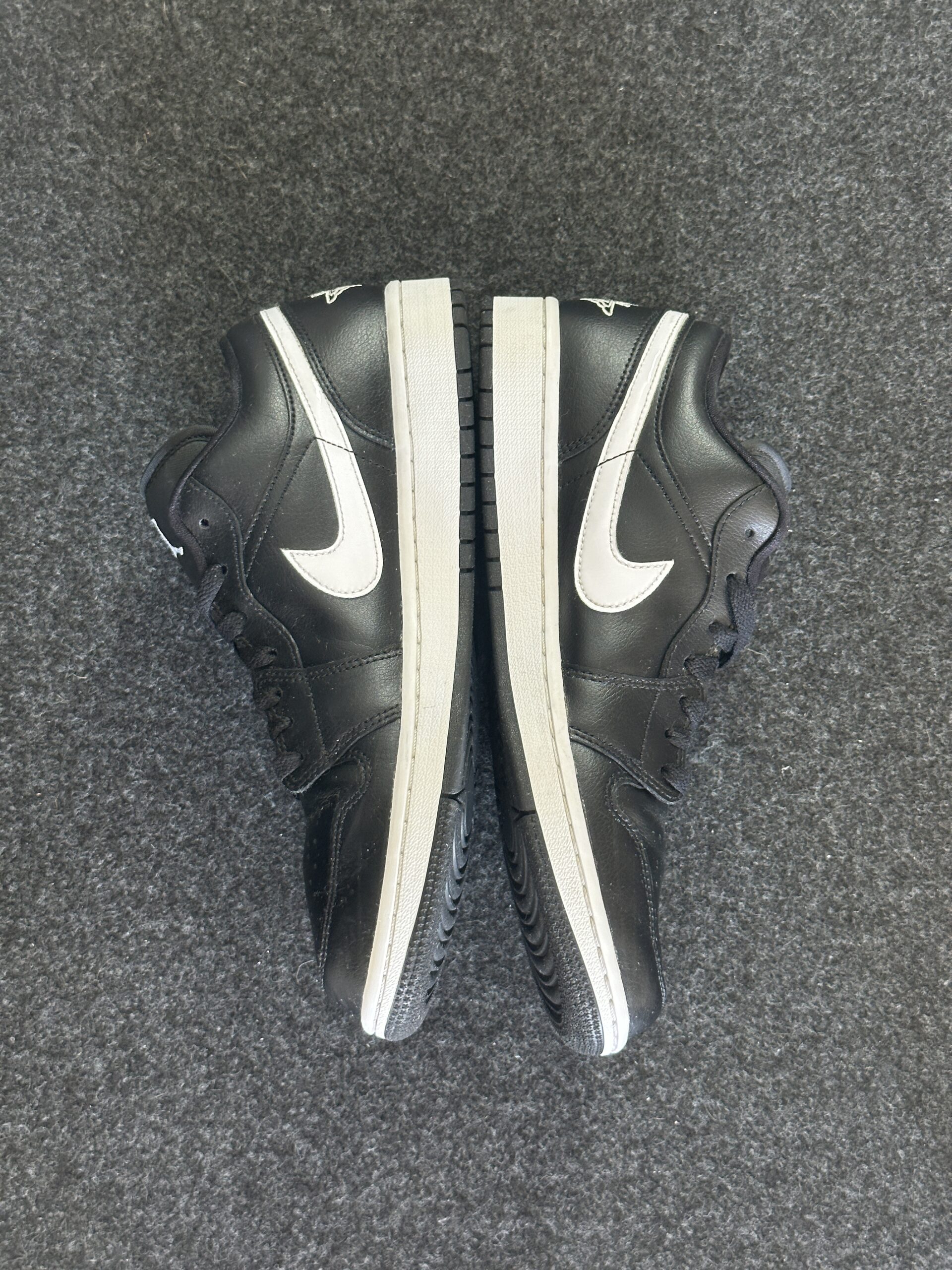 Air Jordan 1 Low Black White DV0990-001 taglia EU 43 vista interna