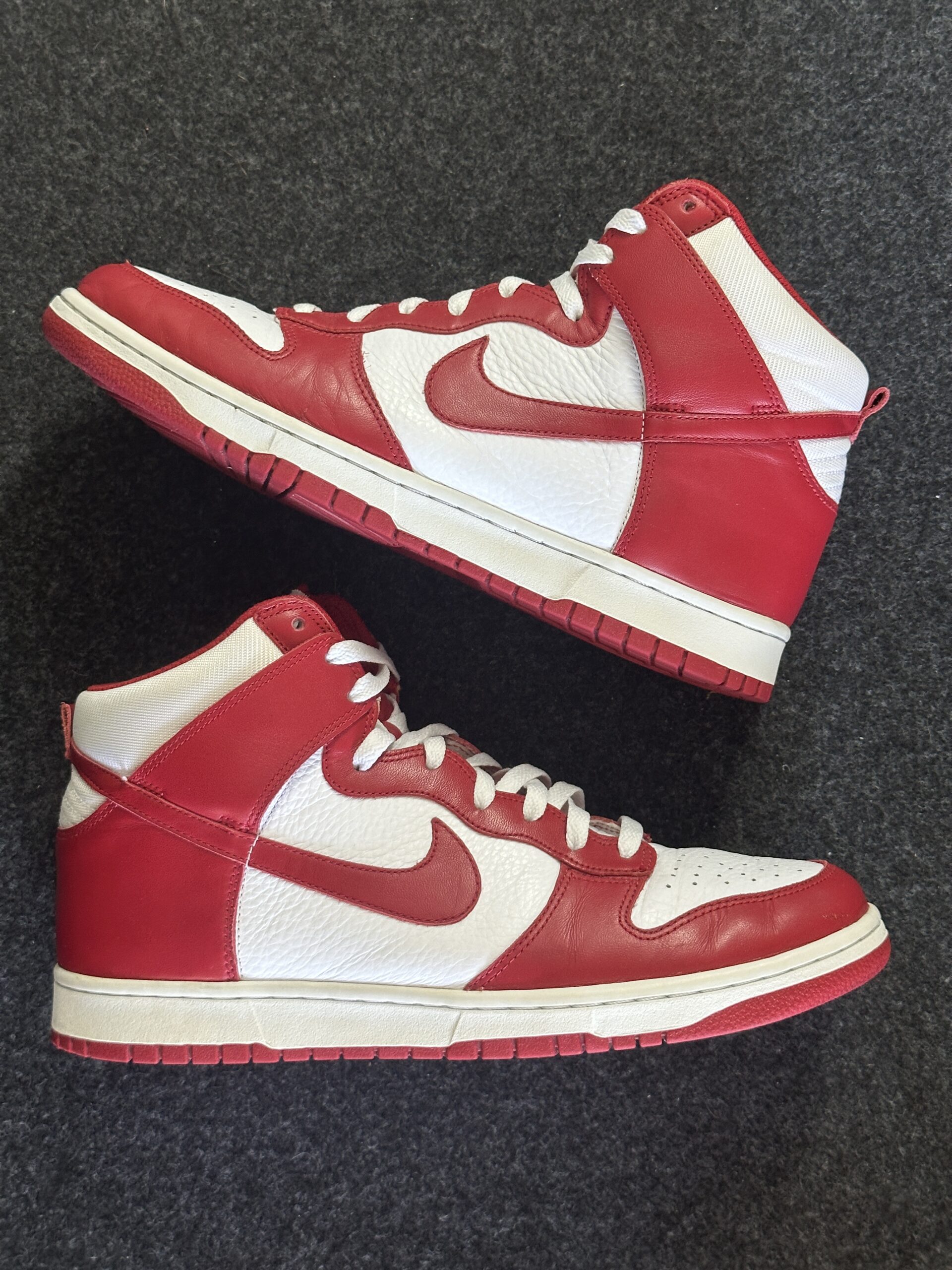 Nike Dunk High White Varsity Red 317982-162 taglia EU 46 vista principale