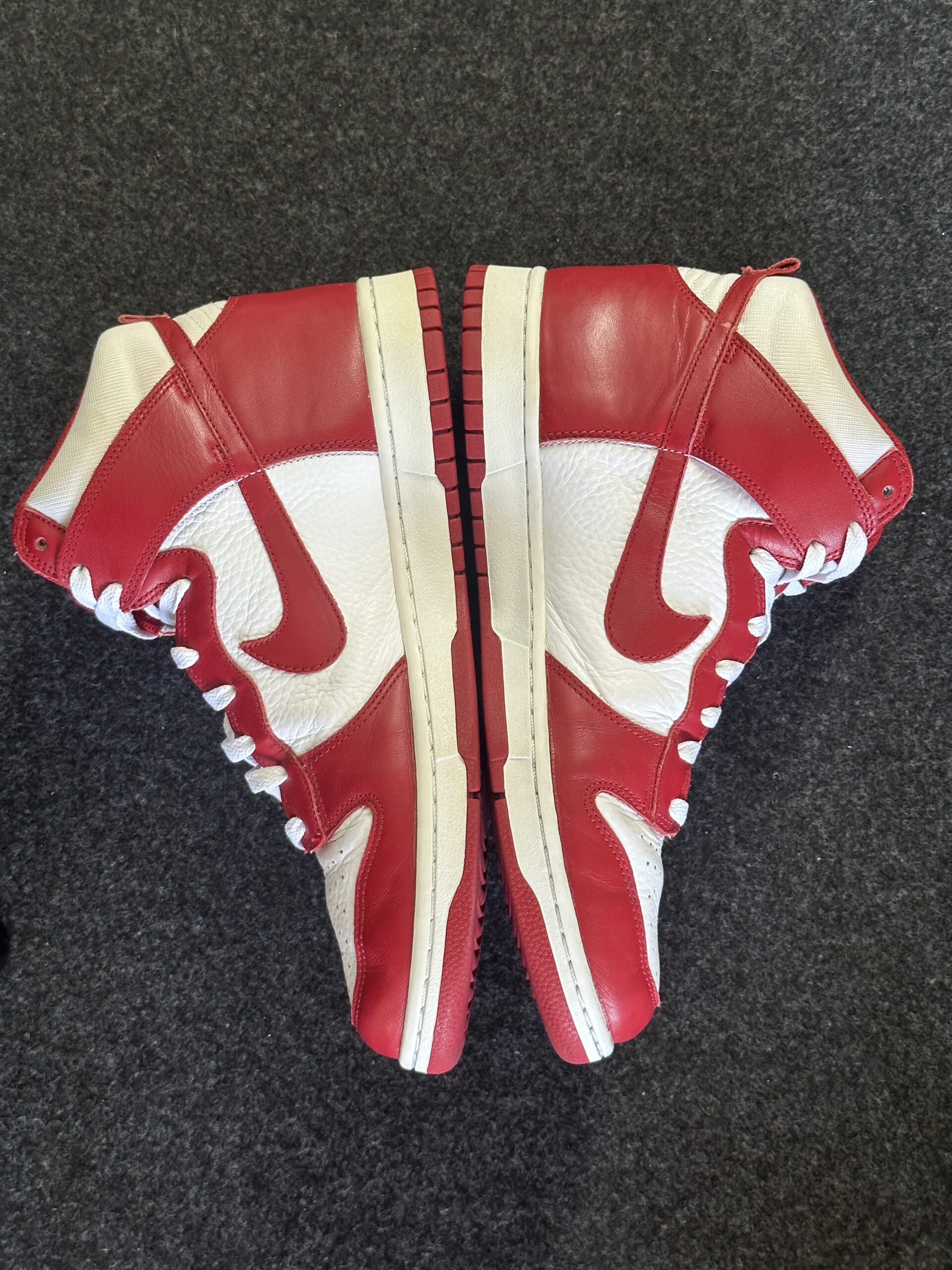 Nike Dunk High White Varsity Red 317982-162 taglia EU 46 vista interna