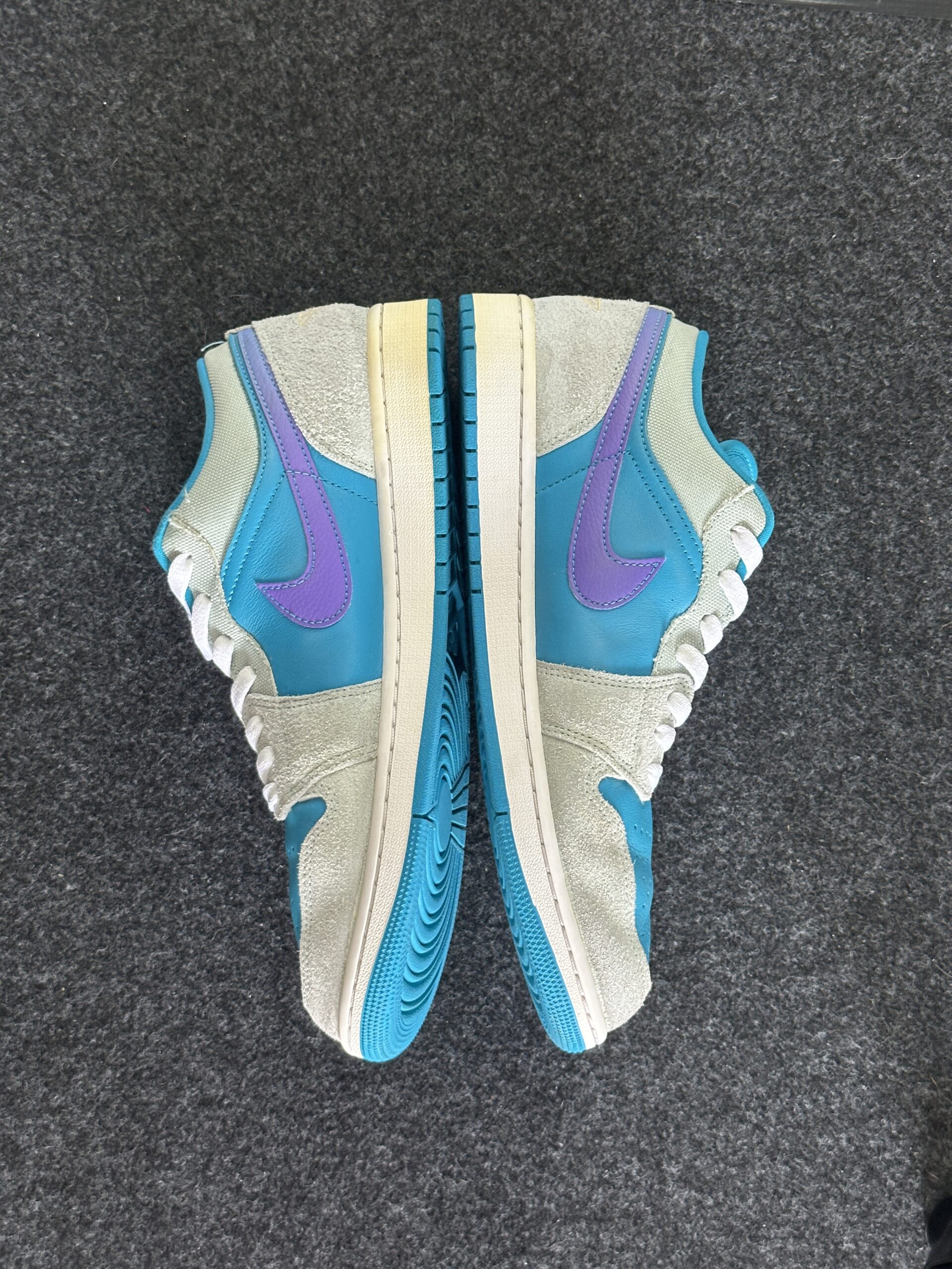 Air Jordan 1 Low SE Pistachio Aquatone DX4334-300 taglia EU 45.5 vista interna