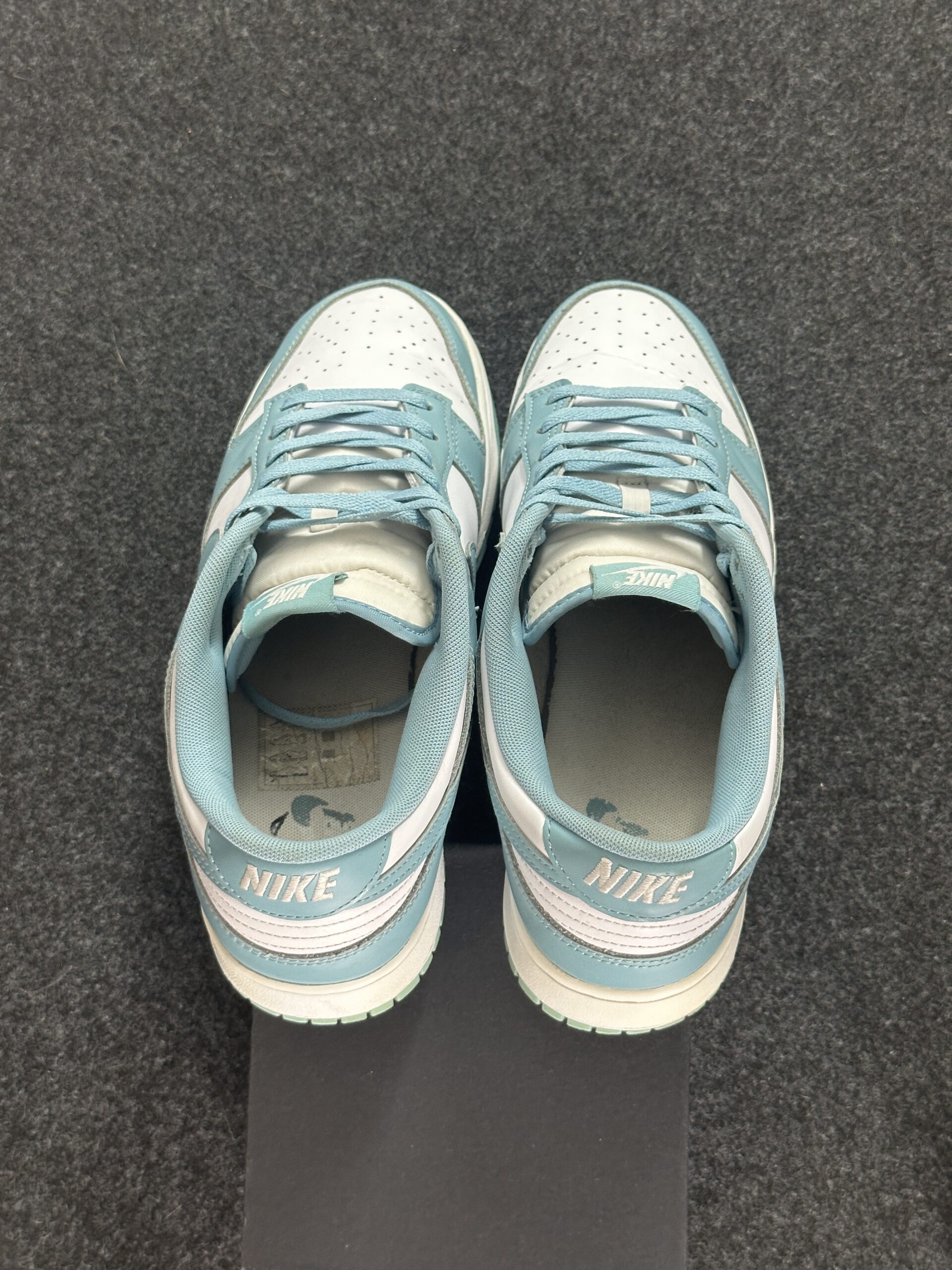 Nike Dunk Low Denim Turquoise DV0833-106 taglia EU 46 vista tallone