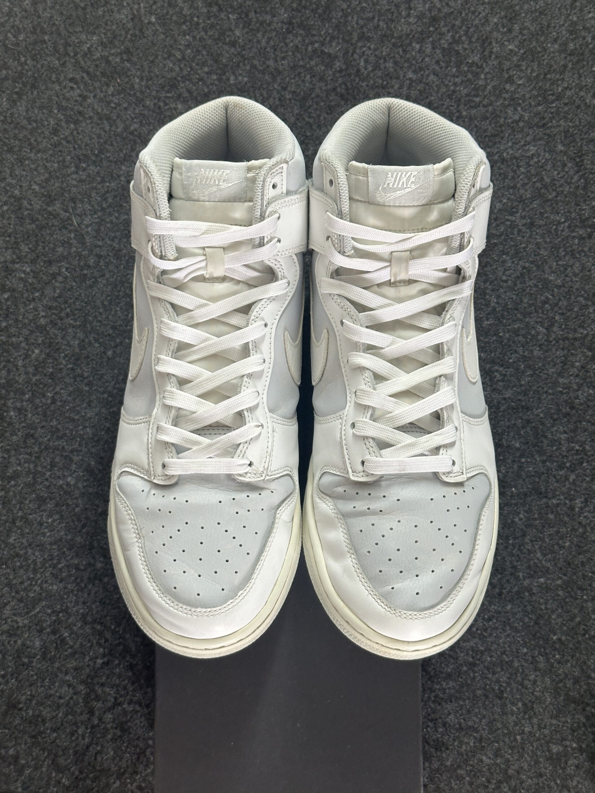 Nike Dunk High Summit White Pure Platinum DJ6189-100 taglia EU 46 vista punta