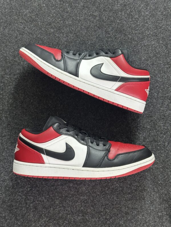 Air Jordan 1 Low Bred Toe 553558-612 taglia EU 45 vista principale
