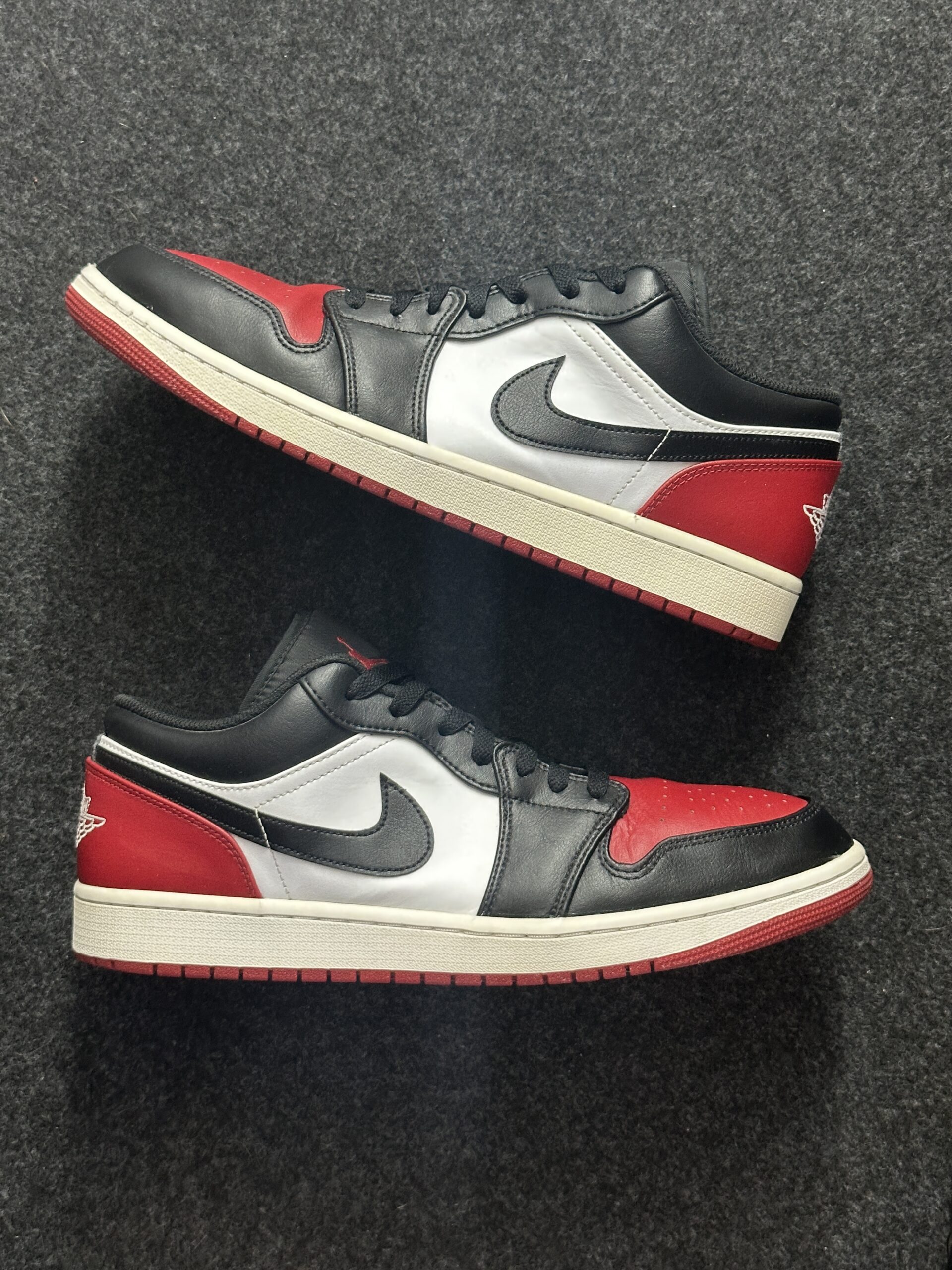 Air Jordan 1 Low Bred Toe 553558-161 taglia EU 46 vista principale